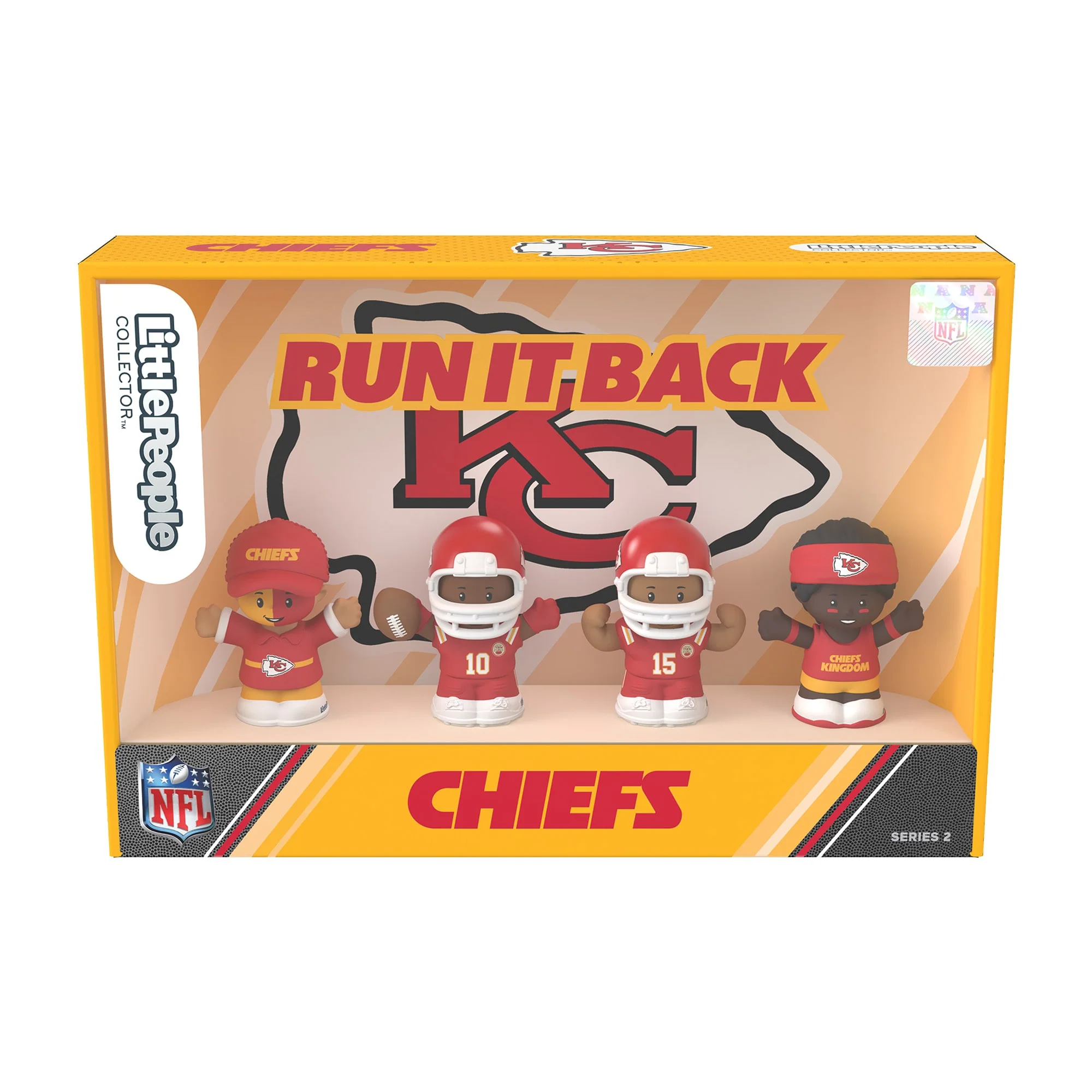 Mattel Creations Little People Collector Kansas City Chiefs Alternate Jersey Figure Set