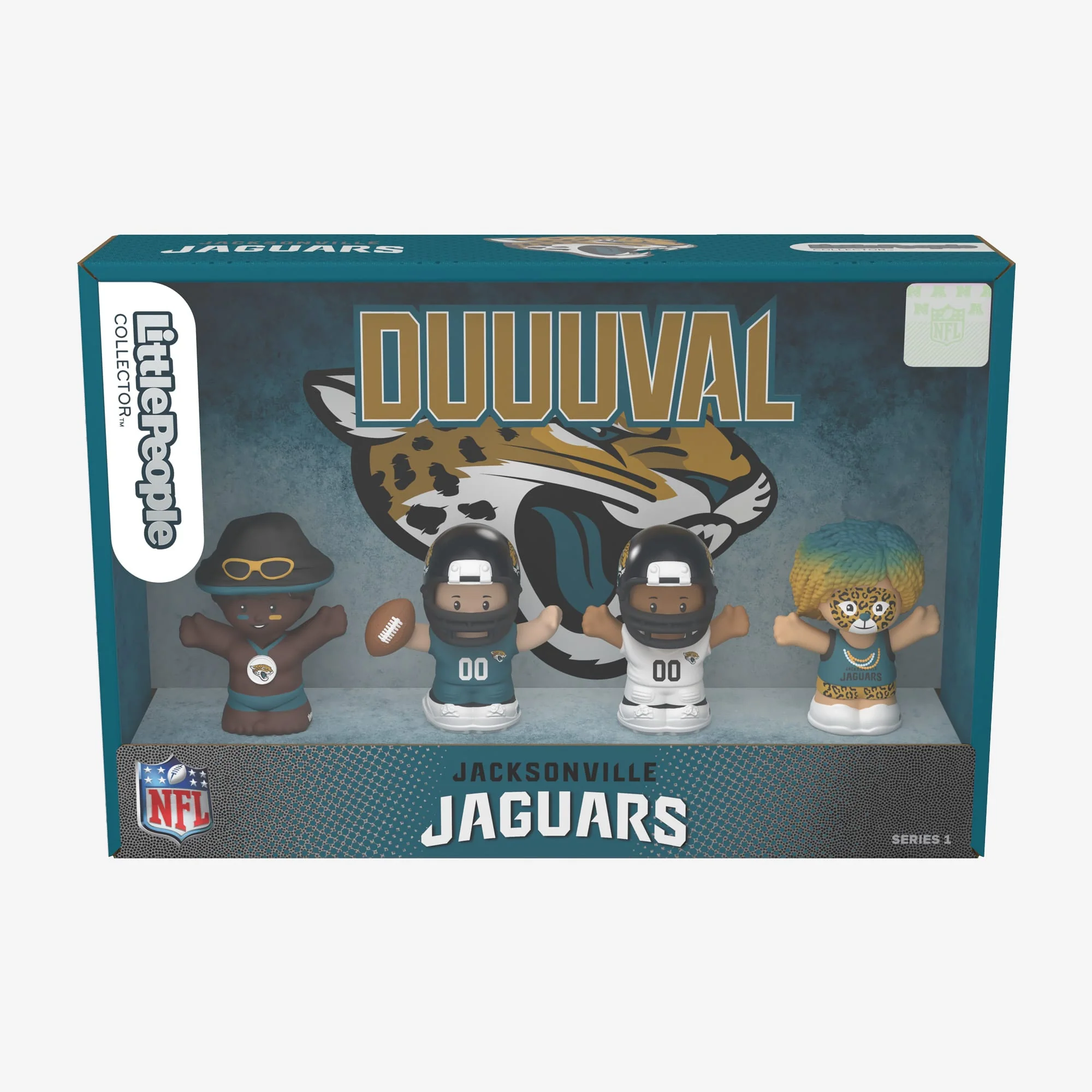 Mattel Creations Little People Collector x NFL Jacksonville Jaguars Set