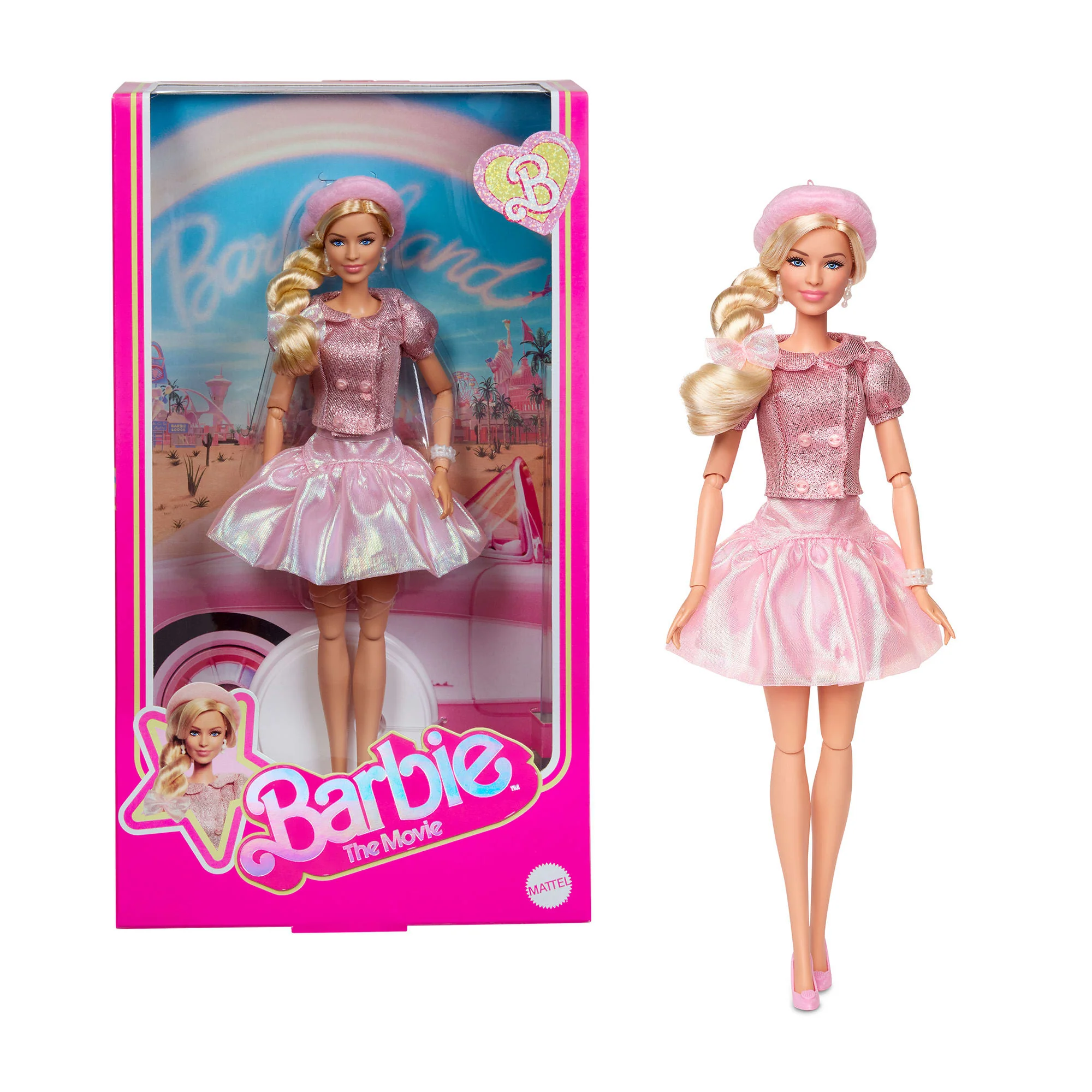 Mattel Creations Barbie The Movie Pink Puffy Dress Barbie Doll