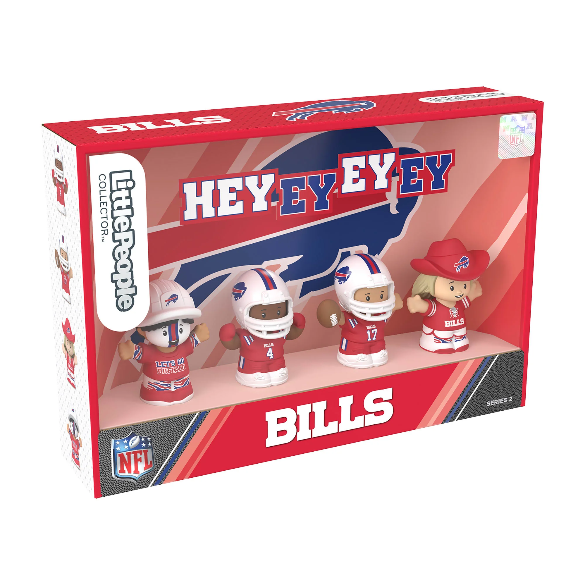 Mattel Creations Little People Collector Buffalo Bills Alternate Jersey Figure Set