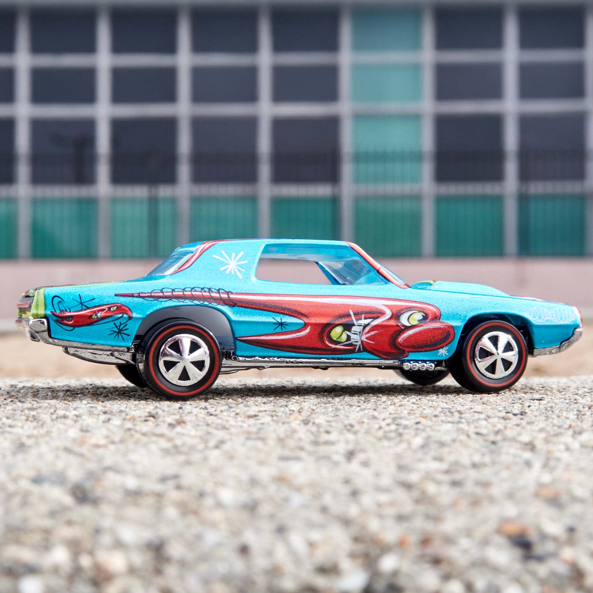 Mattel Creations Hot Wheels x Kenny Scharf Signed Custom T-Bird