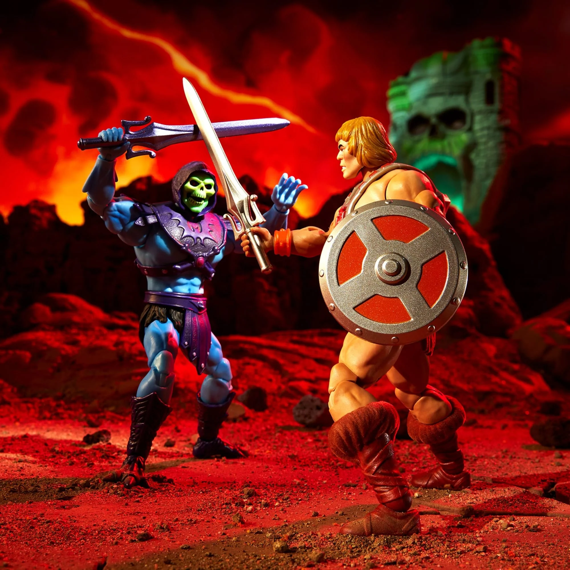Mattel Creations Masters of the Universe Masterverse He-Man vs Skeletor 40th Anniversary