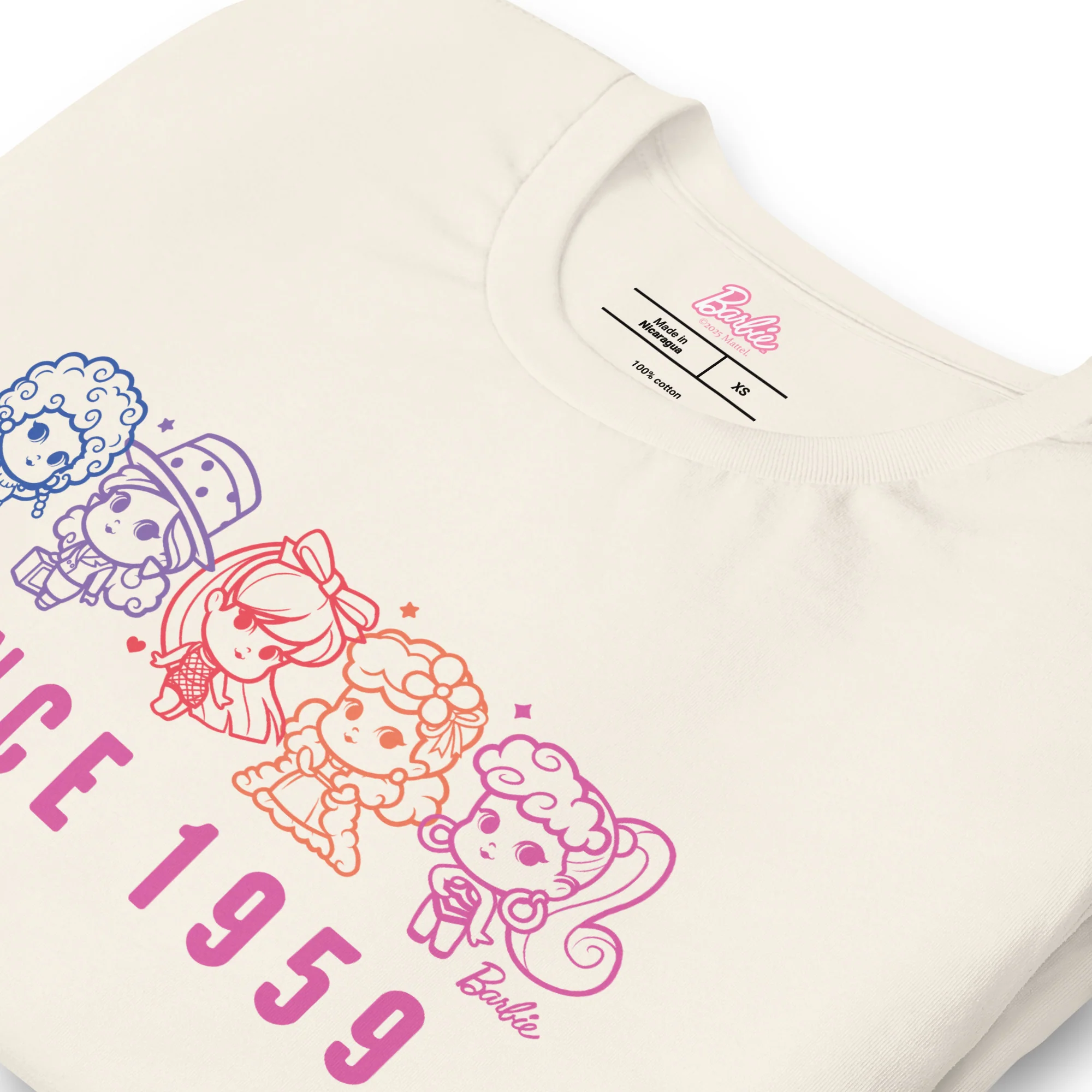 Mattel Creations Barbie 1959 Cutie Cream T-Shirt