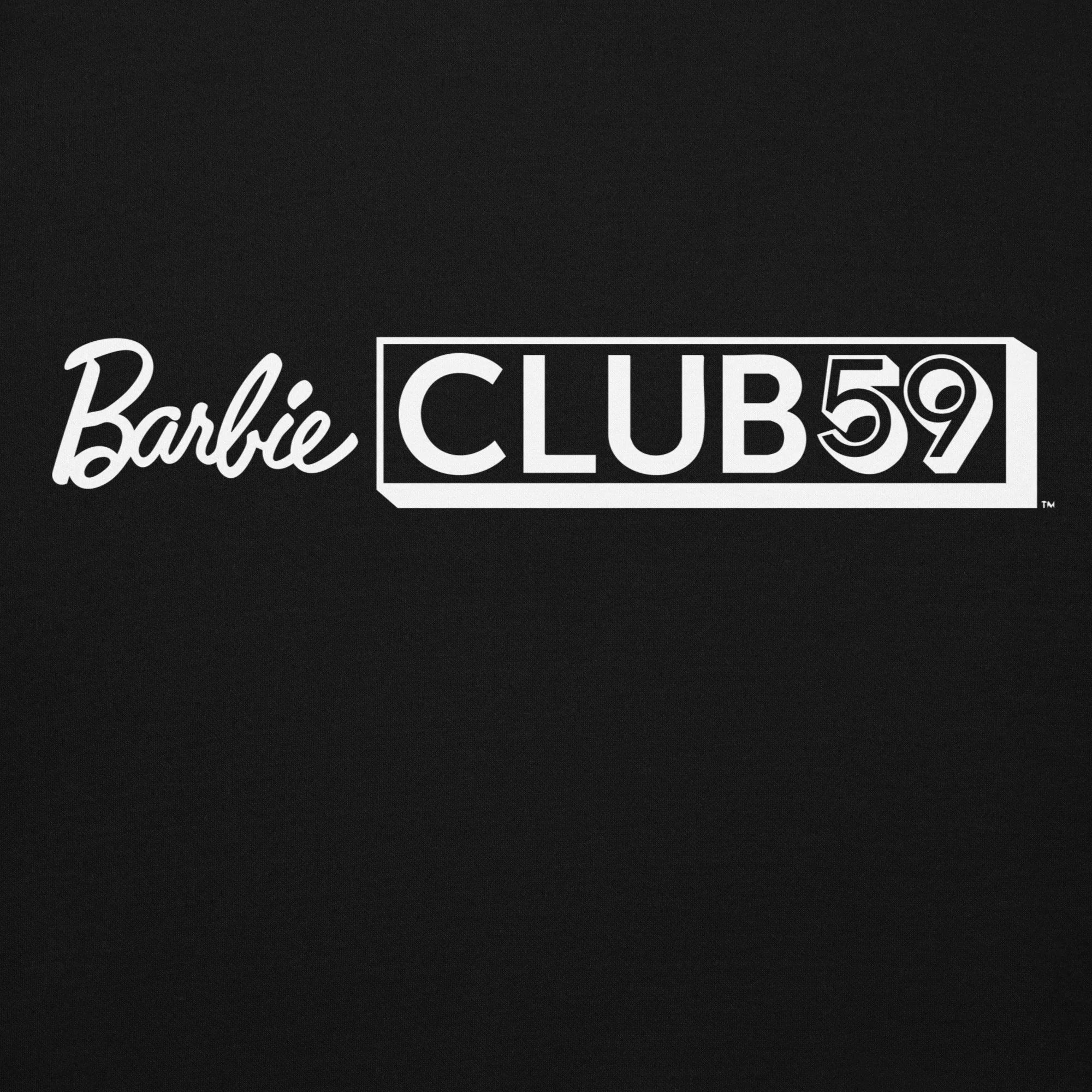 Mattel Creations Barbie 2025 Club 59 Black Hoodie