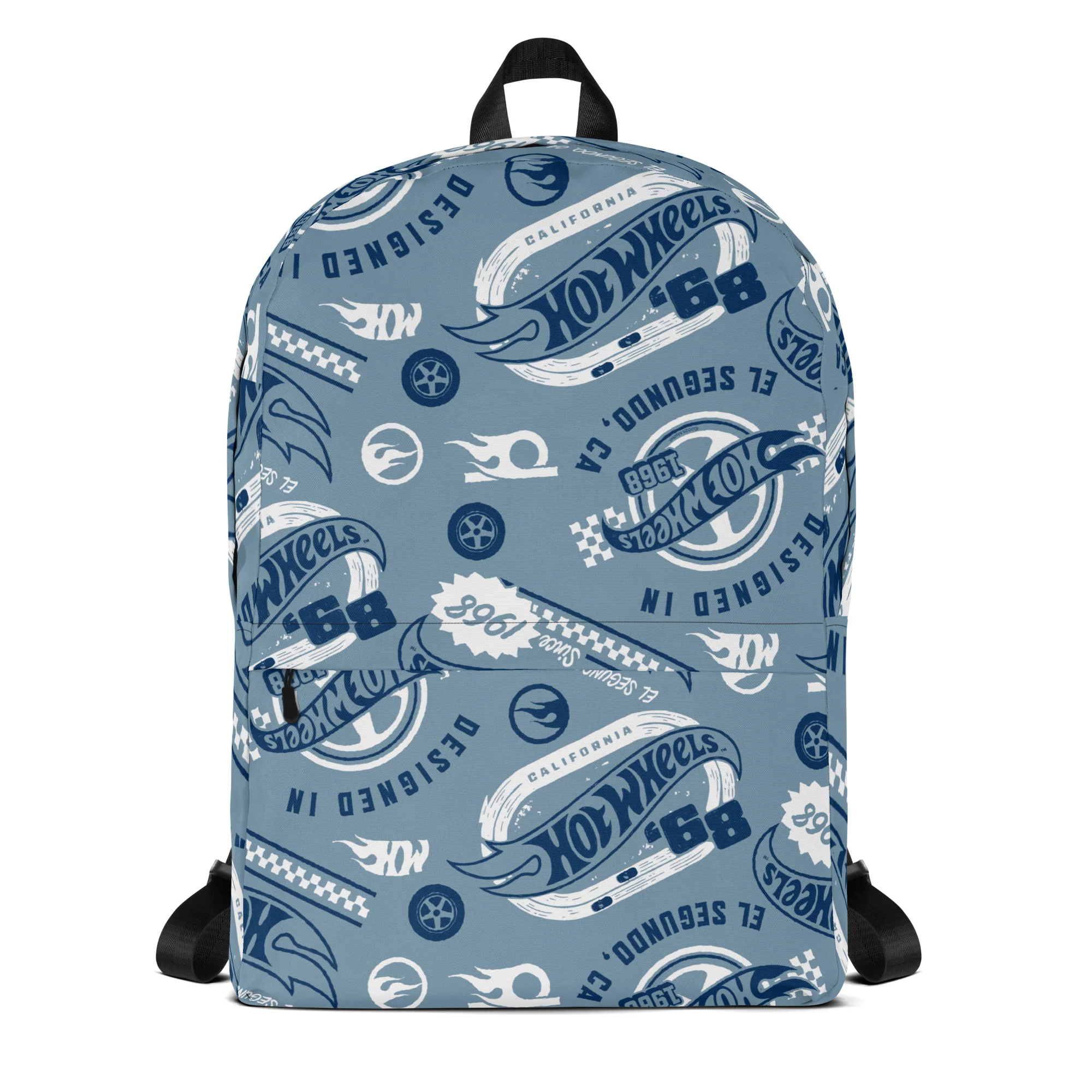 Mattel Creations Hot Wheels Racing Blue Backpack