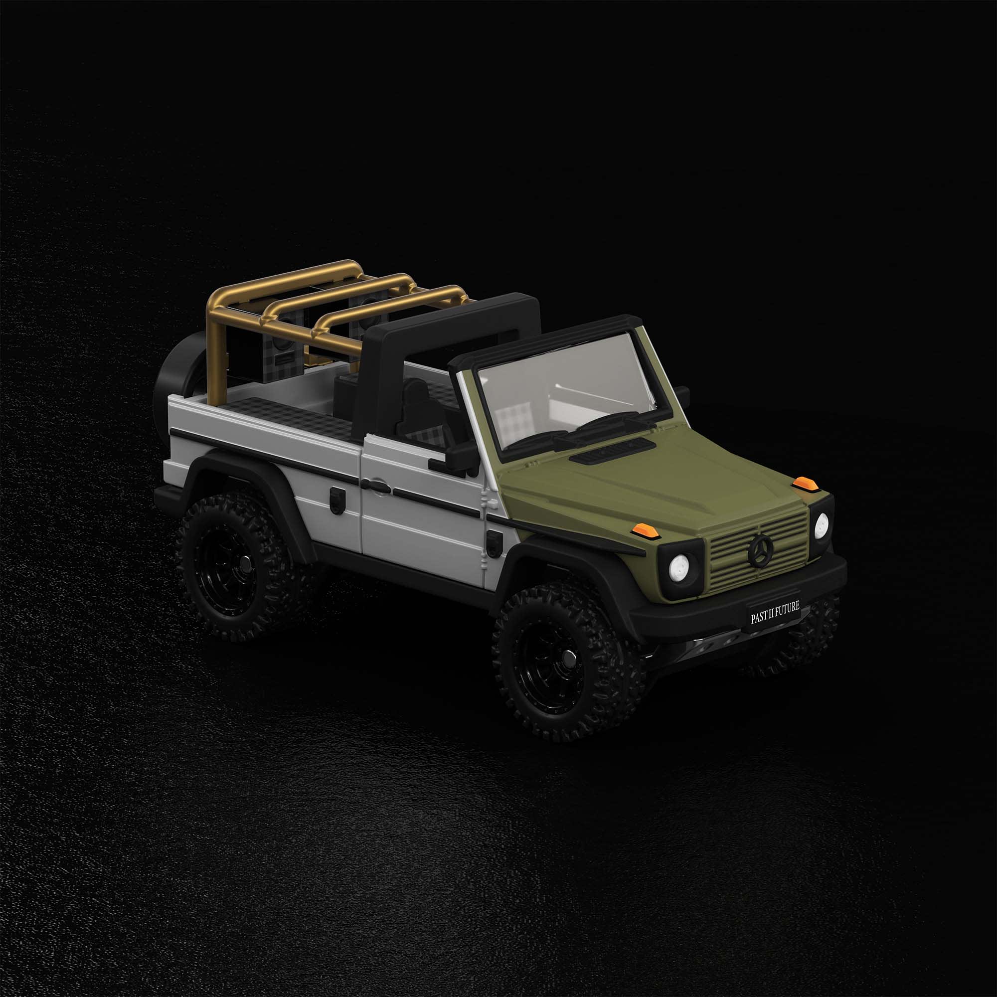 Mattel Creations Hot Wheels x Mercedes-Benz Project G-class Past II Future designed by NIGO