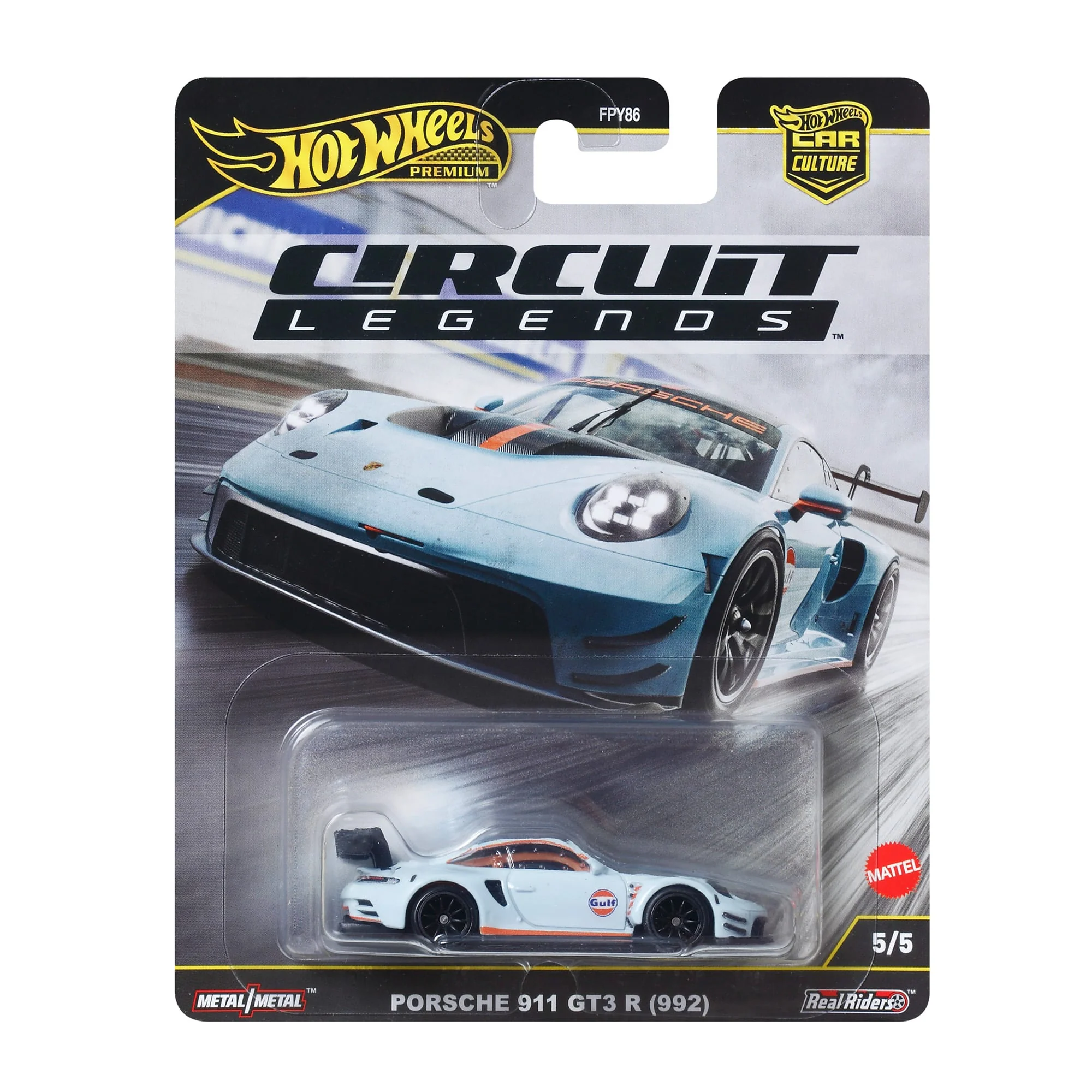 Mattel Creations Hot Wheels Premium Car Culture Circuit Legends Porsche 911 GT3 R (992)