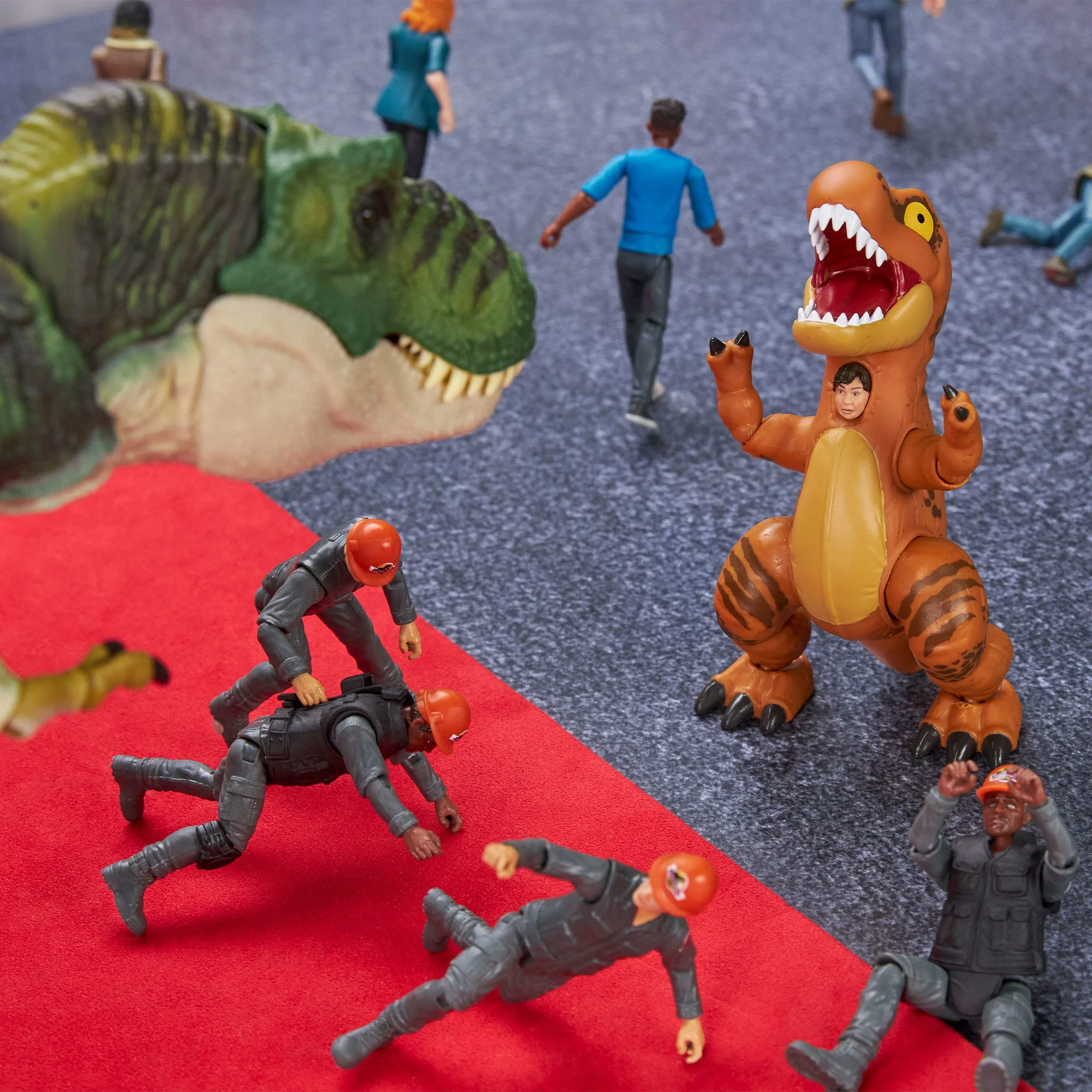 Mattel Creations Jurassic World Tyrannosaurus Rex Convention Crasher
