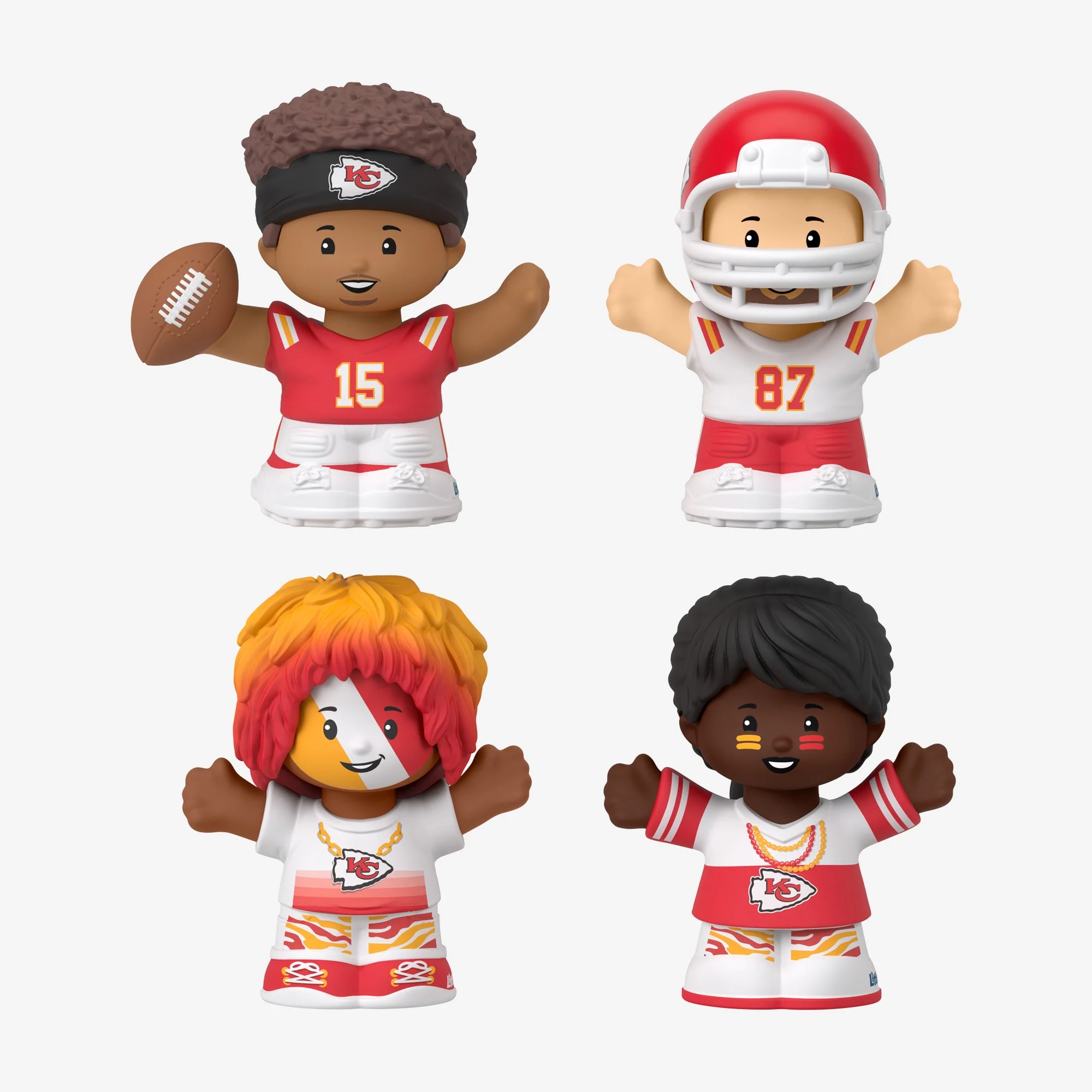 Mattel Creations Little People Collector x NFL Kansas City Chiefs Set