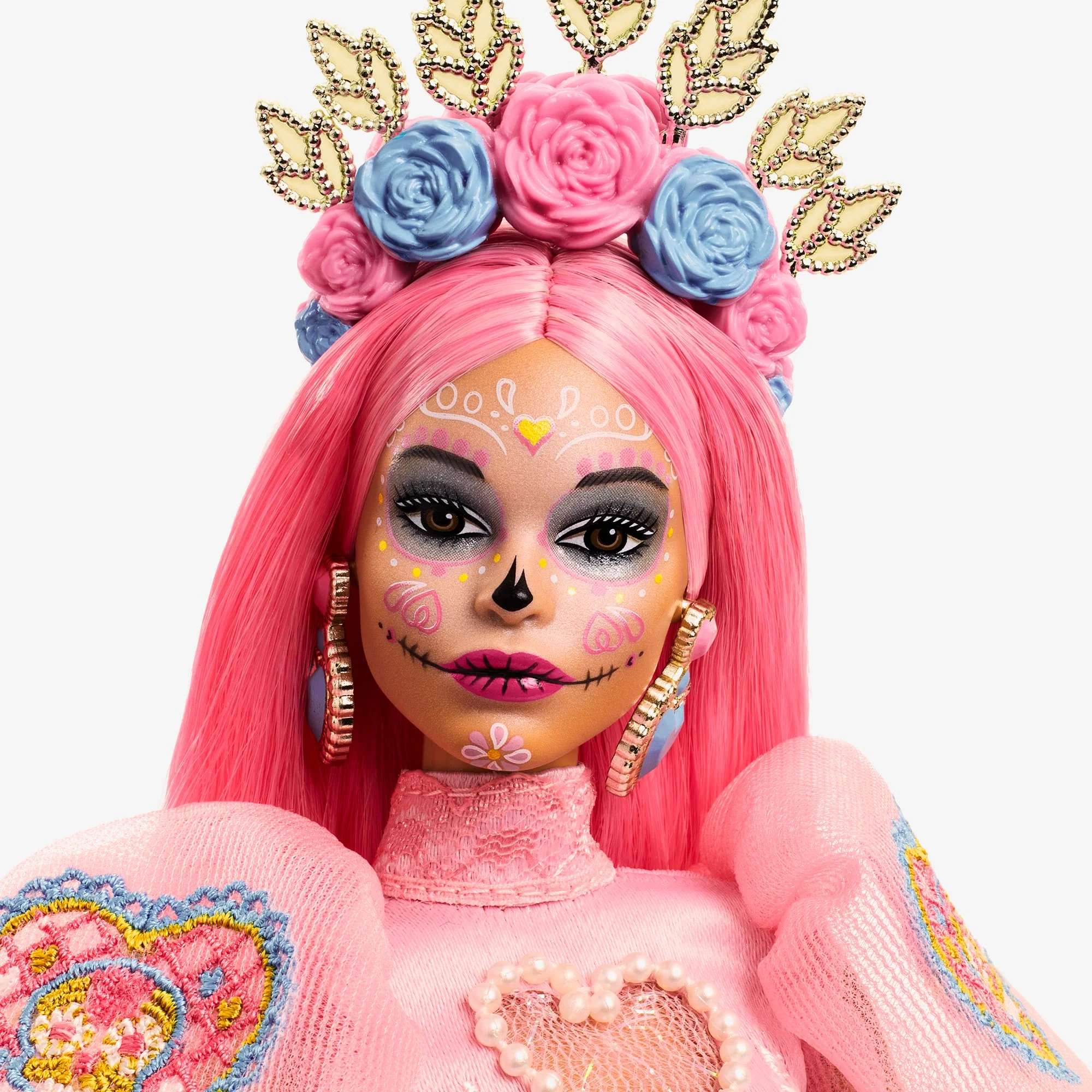 Mattel Creations 2023 Día De Muertos Barbie x Pink Magnolia Doll