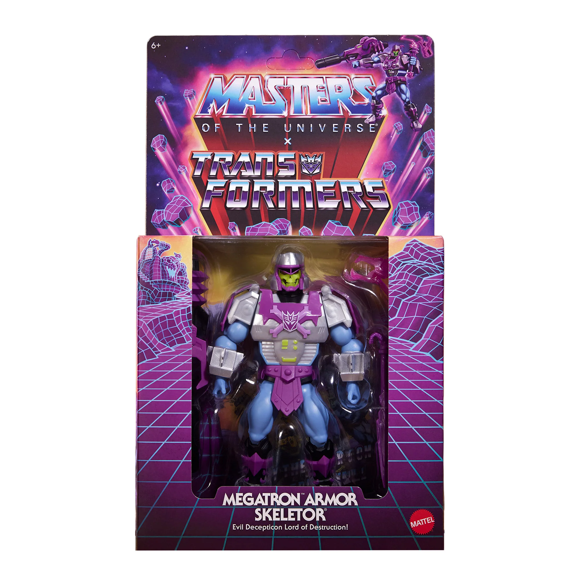 Mattel Creations Masters of the Universe x Transformers Megatron Armor Skeletor Action Figure