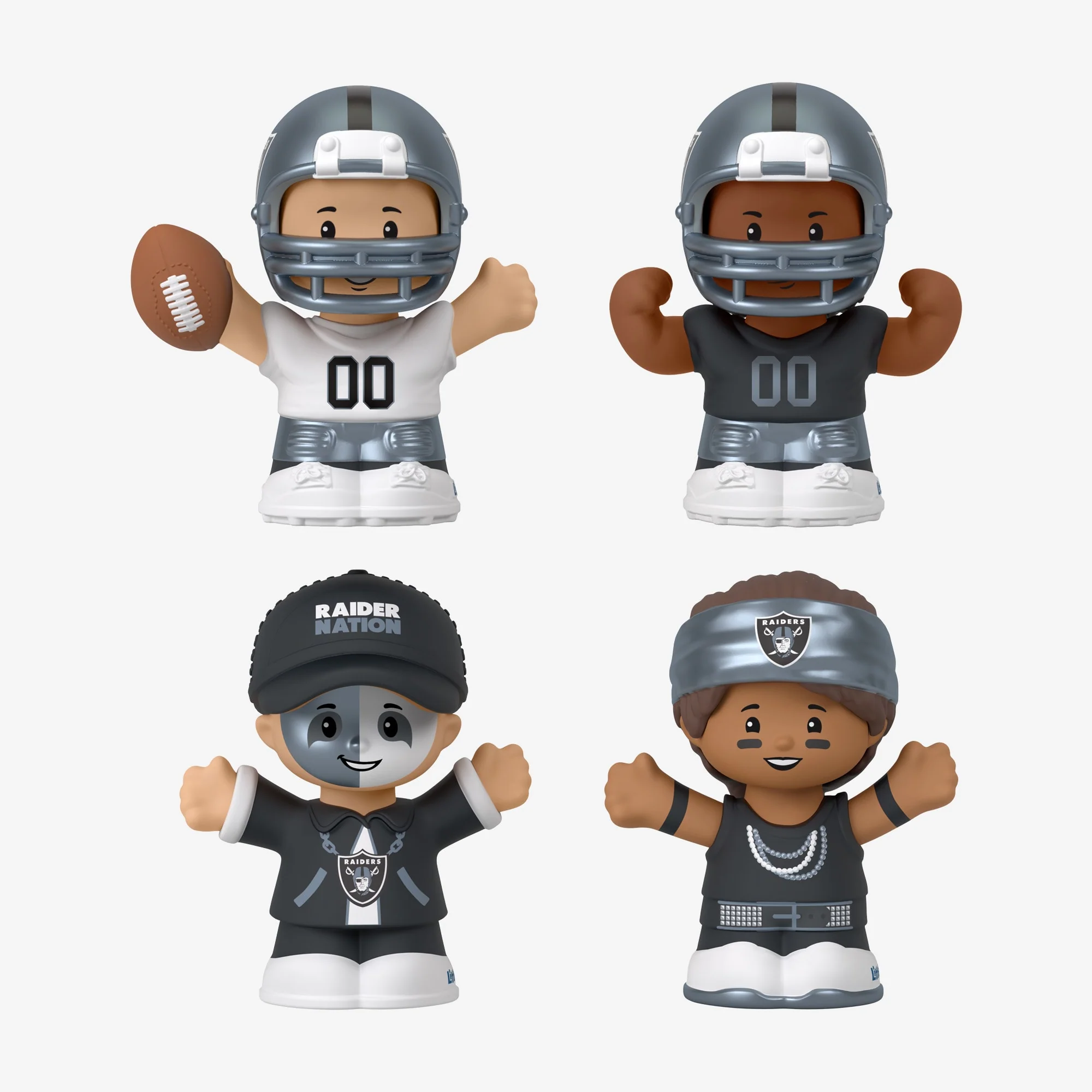 Mattel Creations Little People Collector x NFL Las Vegas Raiders Set