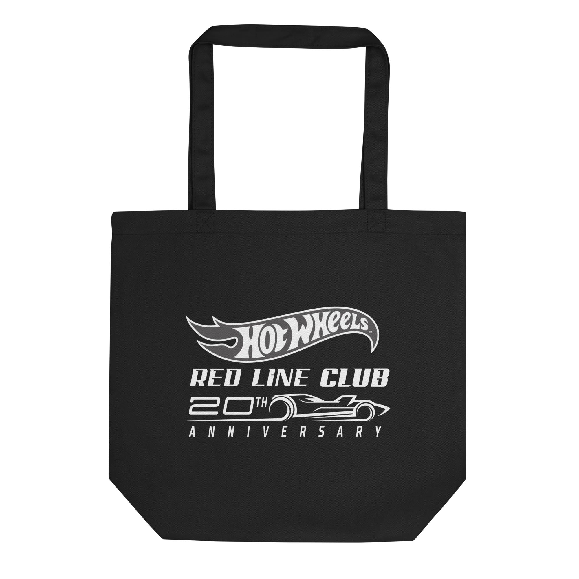 Mattel Creations Hot Wheels® Red Line Club® 20th Anniversary Silhouette Logo Tote - Black