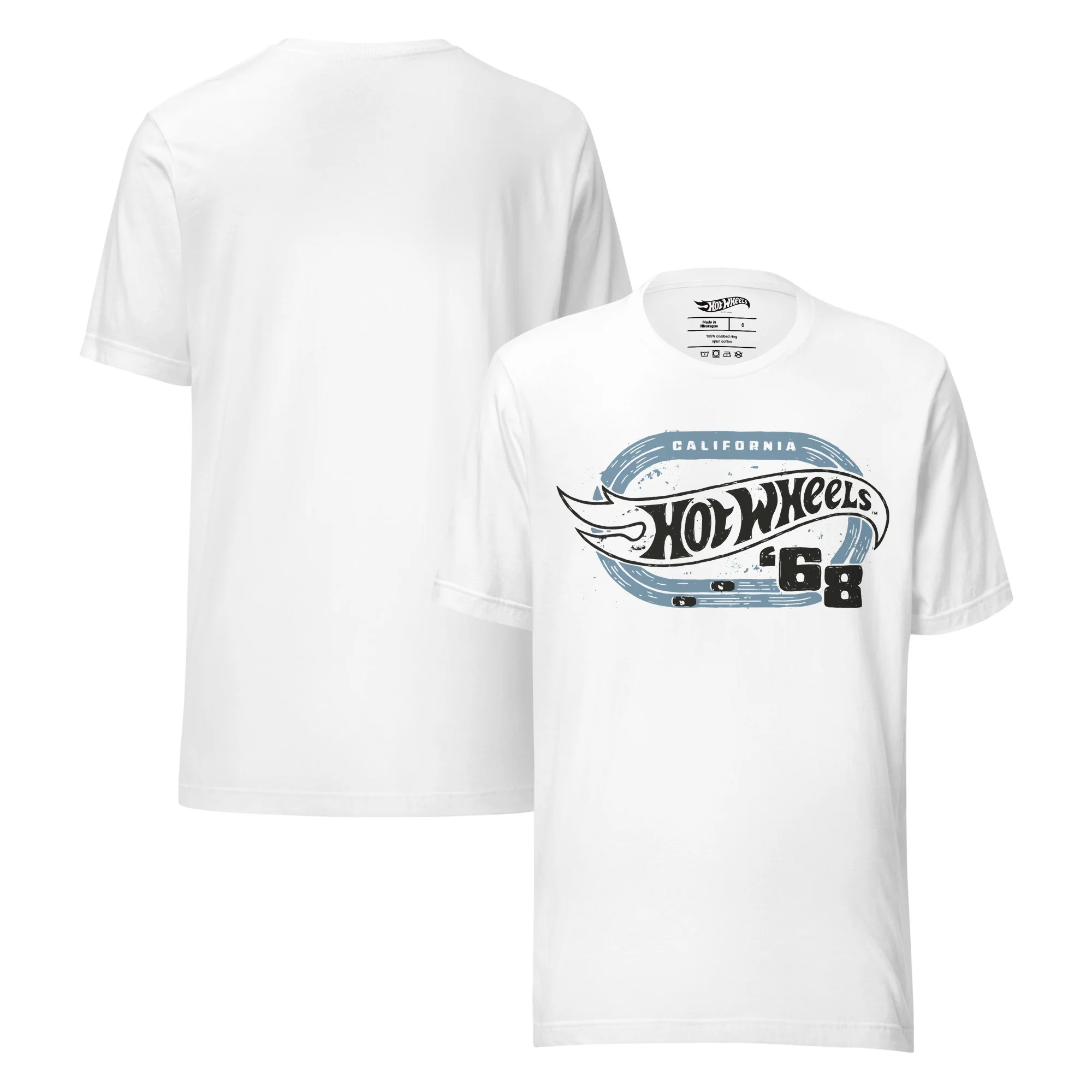 Mattel Creations Hot Wheels Track White T-Shirt