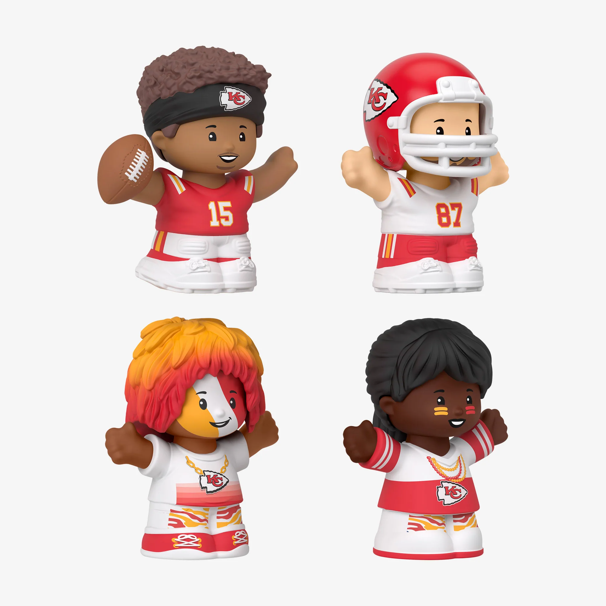 Mattel Creations Little People Collector x NFL Kansas City Chiefs Set