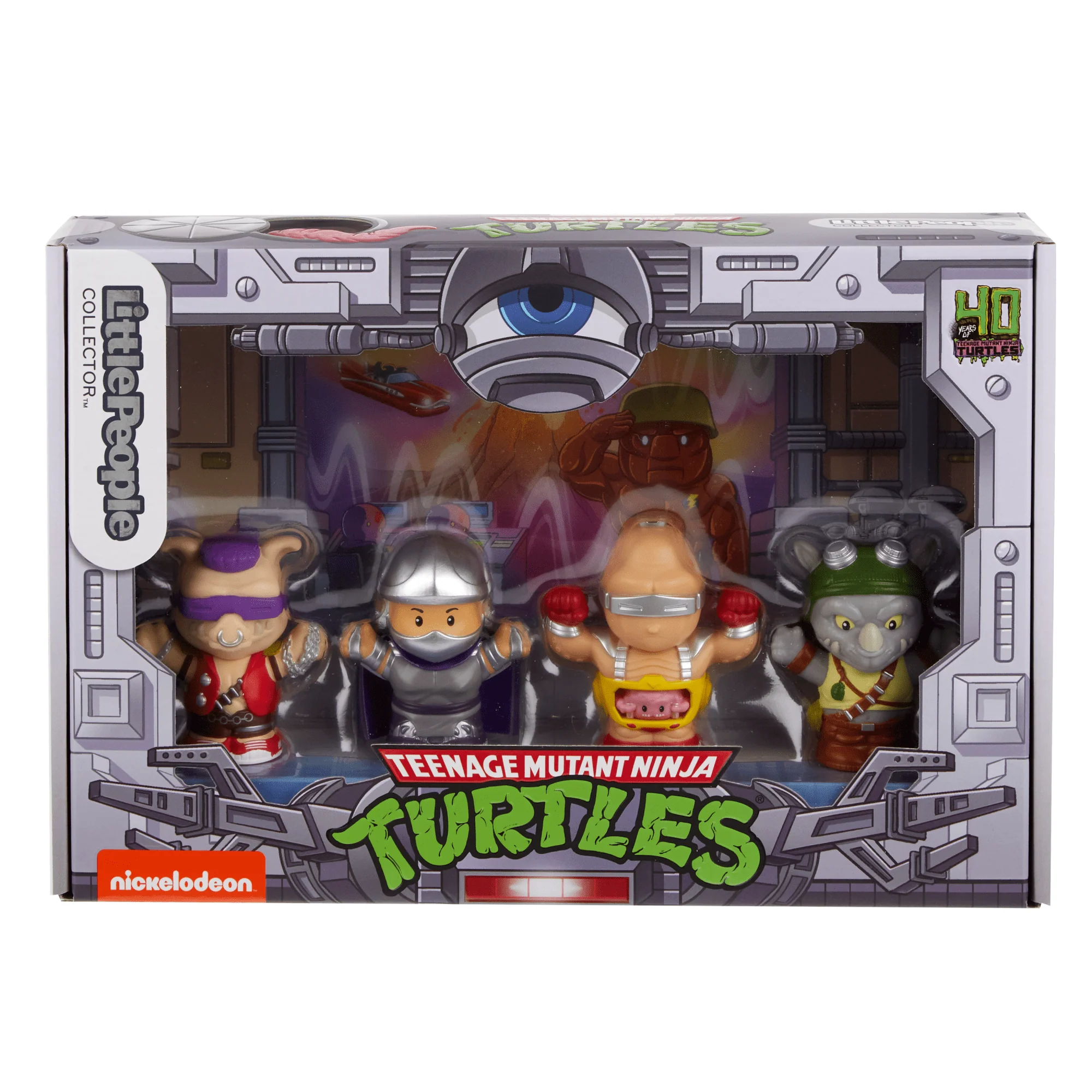 Mattel Creations Little People Collector Teenage Mutant Ninja Turtles: Villains Special Edition Set