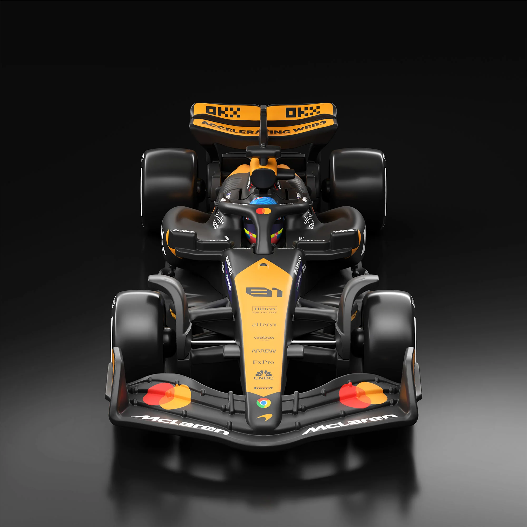 Mattel Creations Hot Wheels F1 Series: McLaren Formula 1 Team MCL38 Car #81