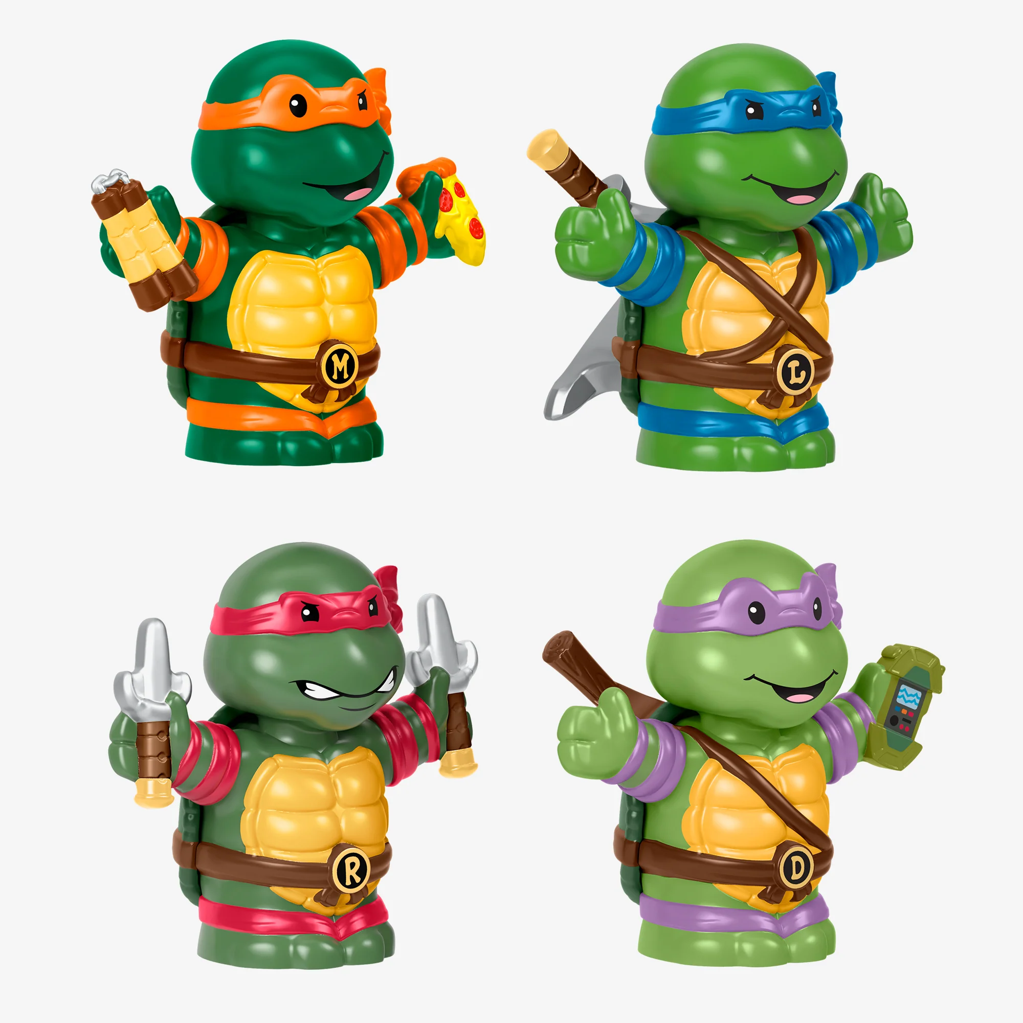 Mattel Creations Little People Collector Teenage Mutant Ninja Turtles Special Edition Set