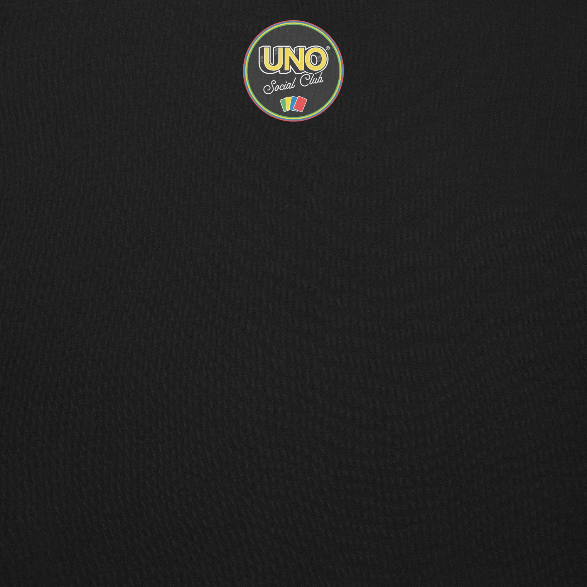 Mattel Creations UNO Social Club Black Sweatshirt