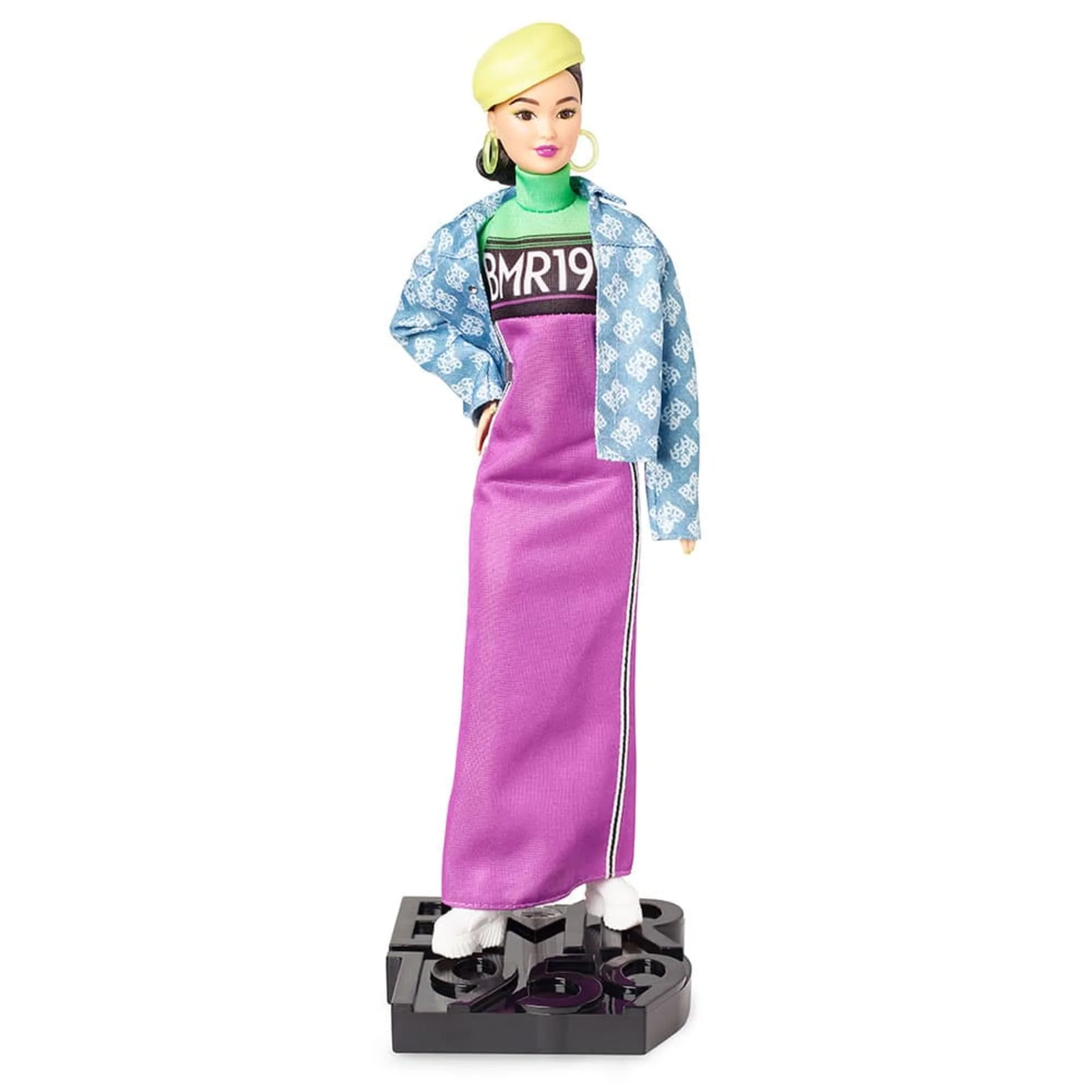 Mattel Creations Barbie BMR1959 Doll - Neon Motocross Dress & Oversized Denim Jacket