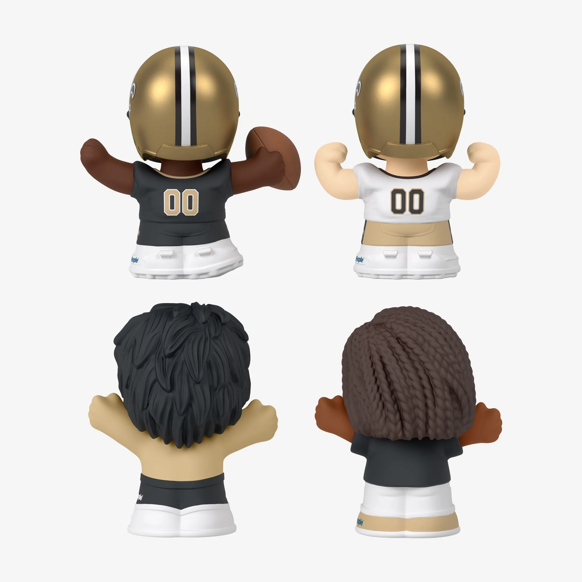 Mattel Creations Little People Collector x NFL New Orleans Saints Set