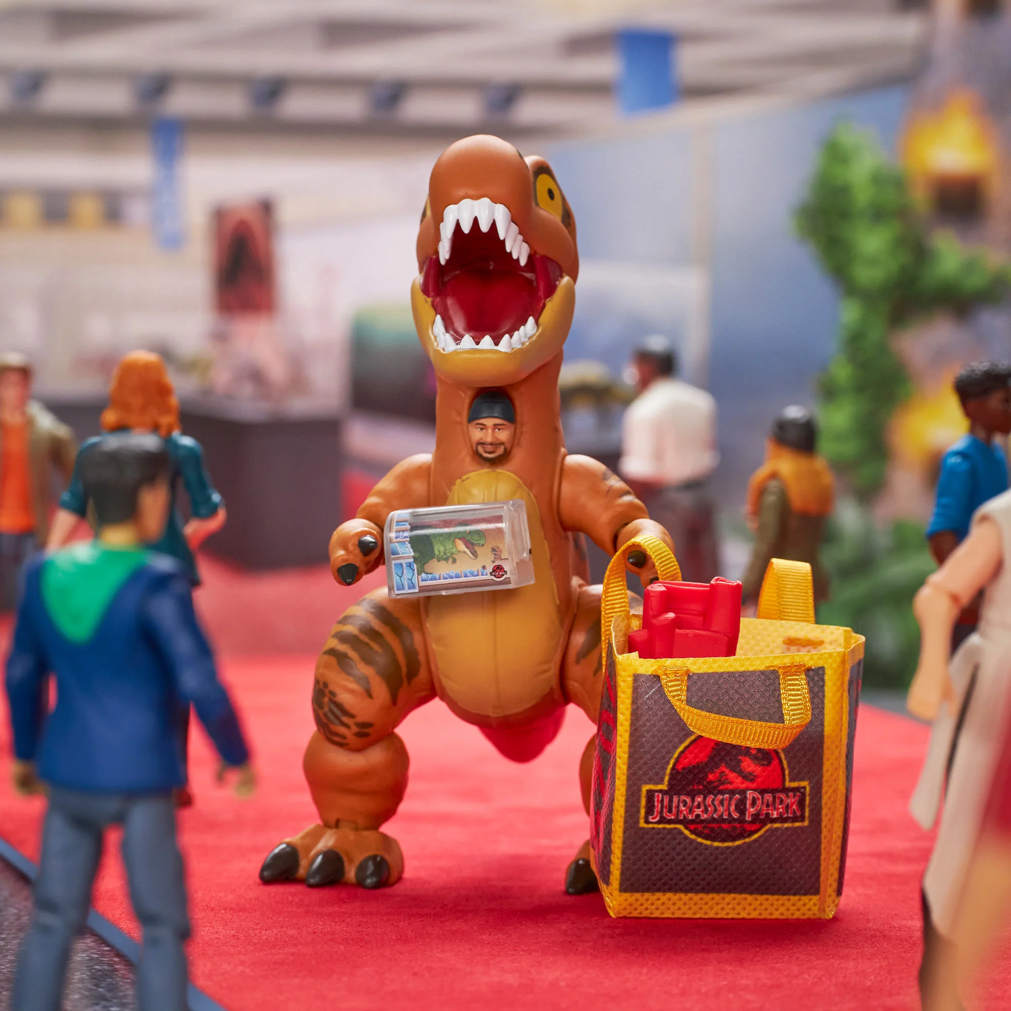 Mattel Creations Jurassic World Tyrannosaurus Rex Convention Crasher