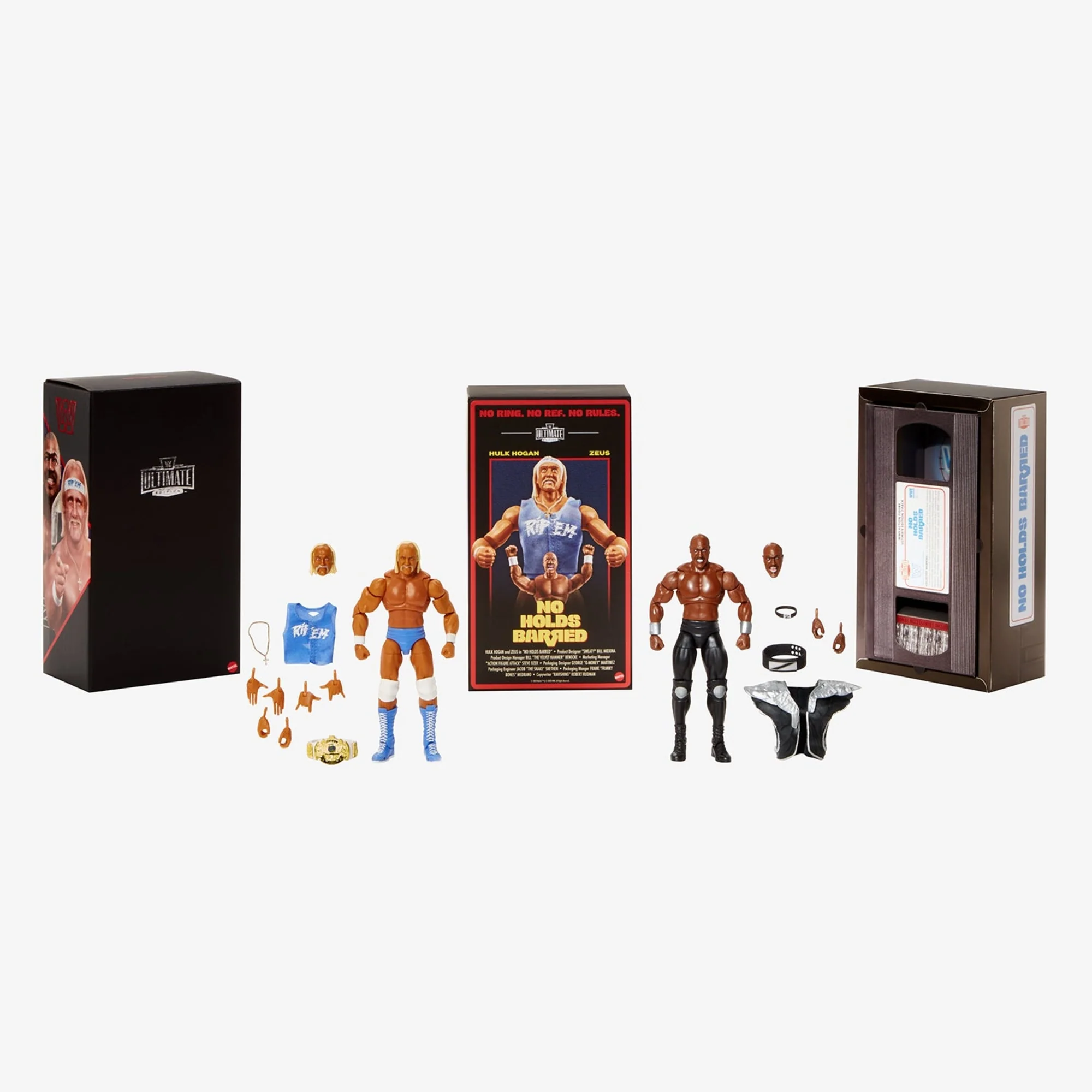 Mattel Creations WWE No Holds Barred Ultimate Edition Hulk Hogan & Zeus Collectible Figures