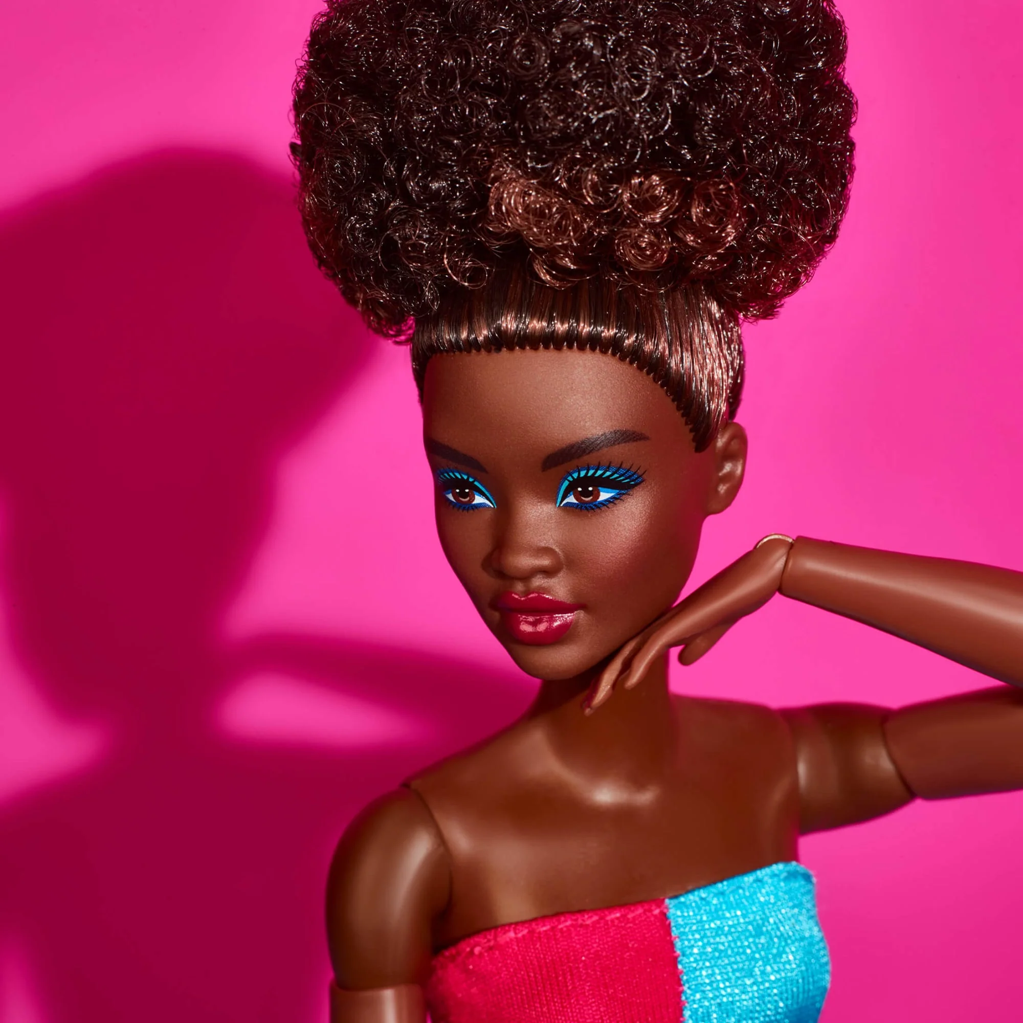 Mattel Creations Barbie Looks Doll (Original, Curly Black Hair)