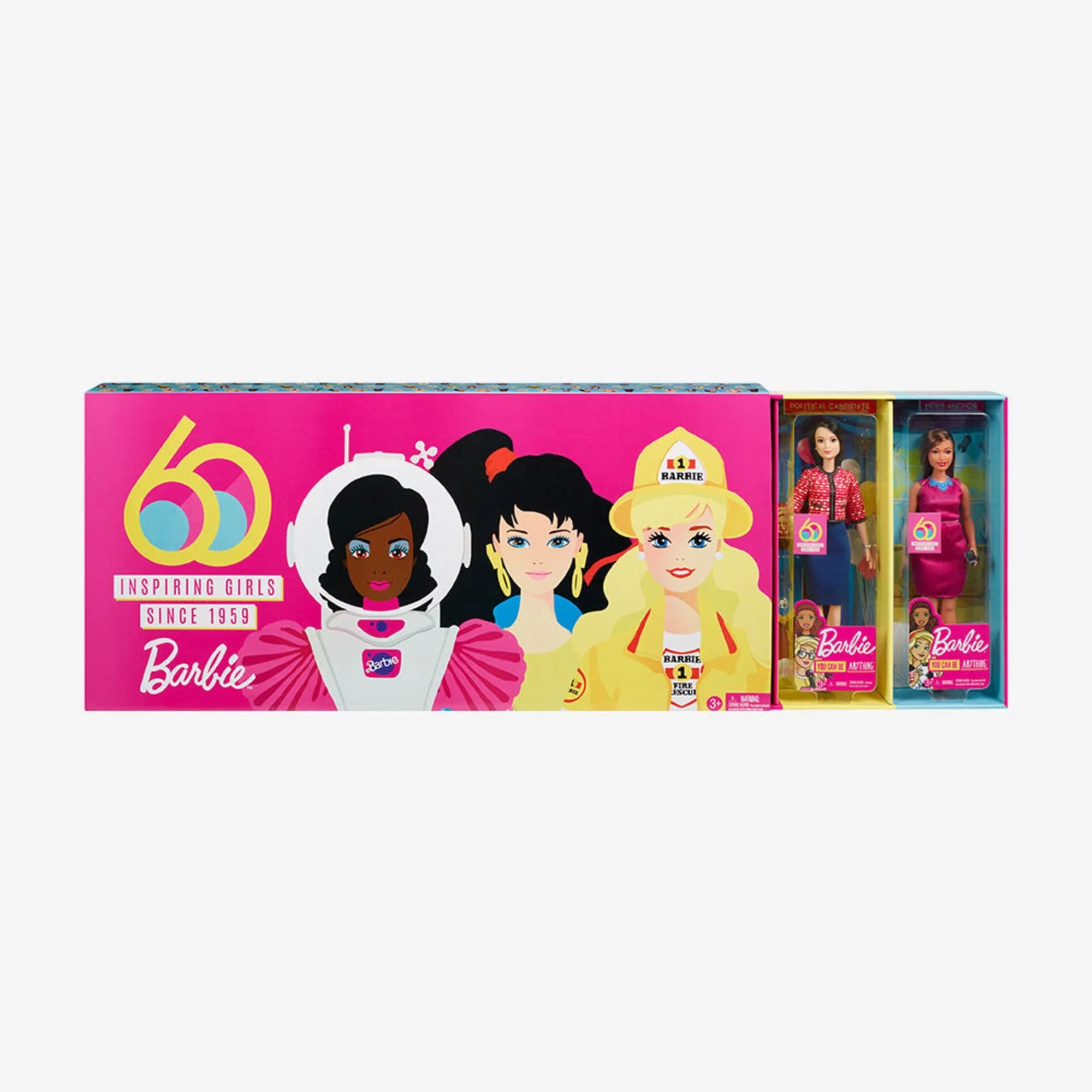 Mattel Creations Barbie 60th Anniversary Careers Dolls Limited Edition Bundle