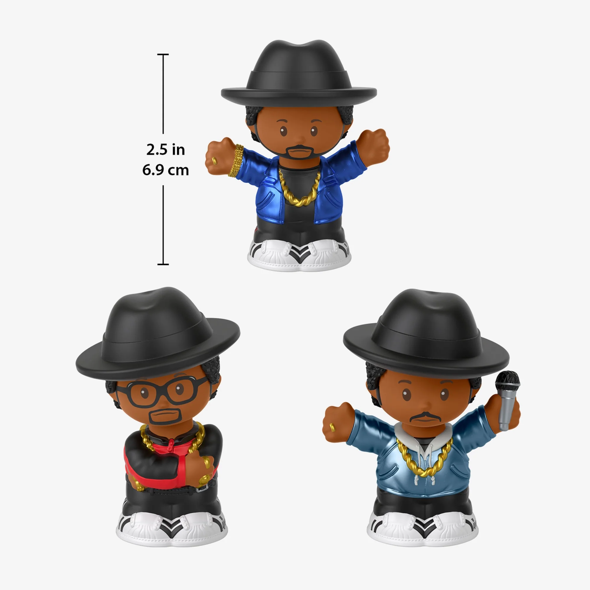 Mattel Creations Little People Collector Run DMC Figures