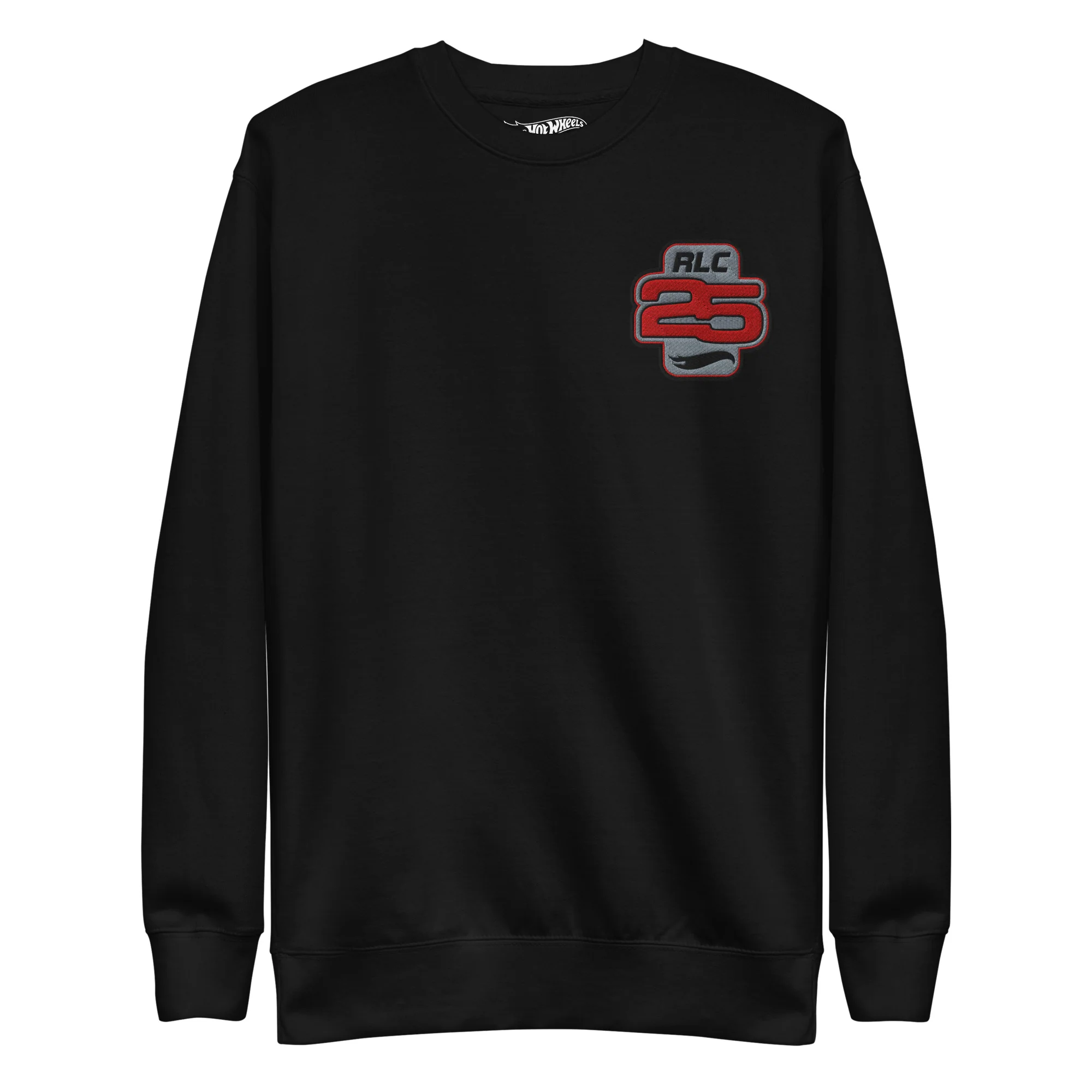 Mattel Creations Hot Wheels 2025 RLC Membership Embroidered Black Sweatshirt