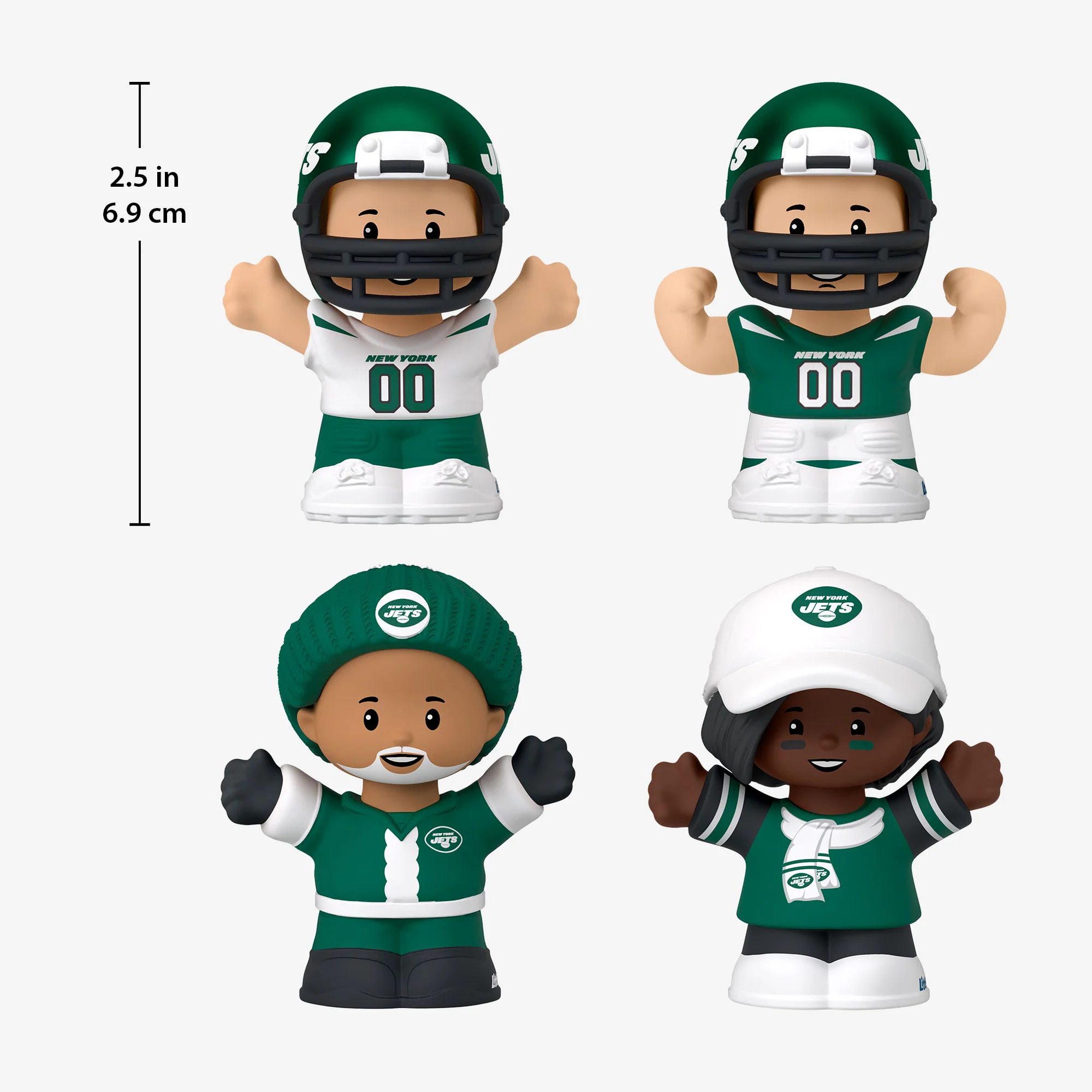 Mattel Creations Little People Collector x NFL New York Jets Set