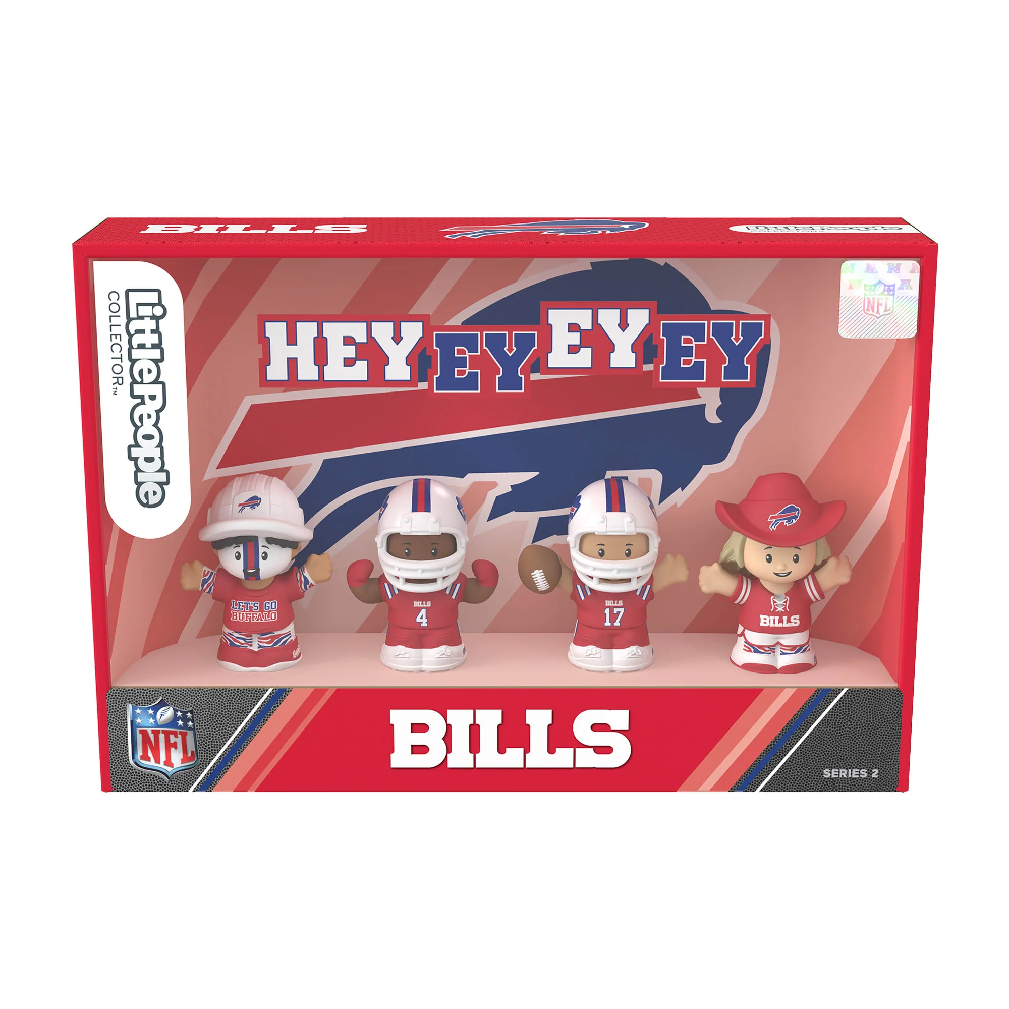Mattel Creations Little People Collector Buffalo Bills Alternate Jersey Figure Set