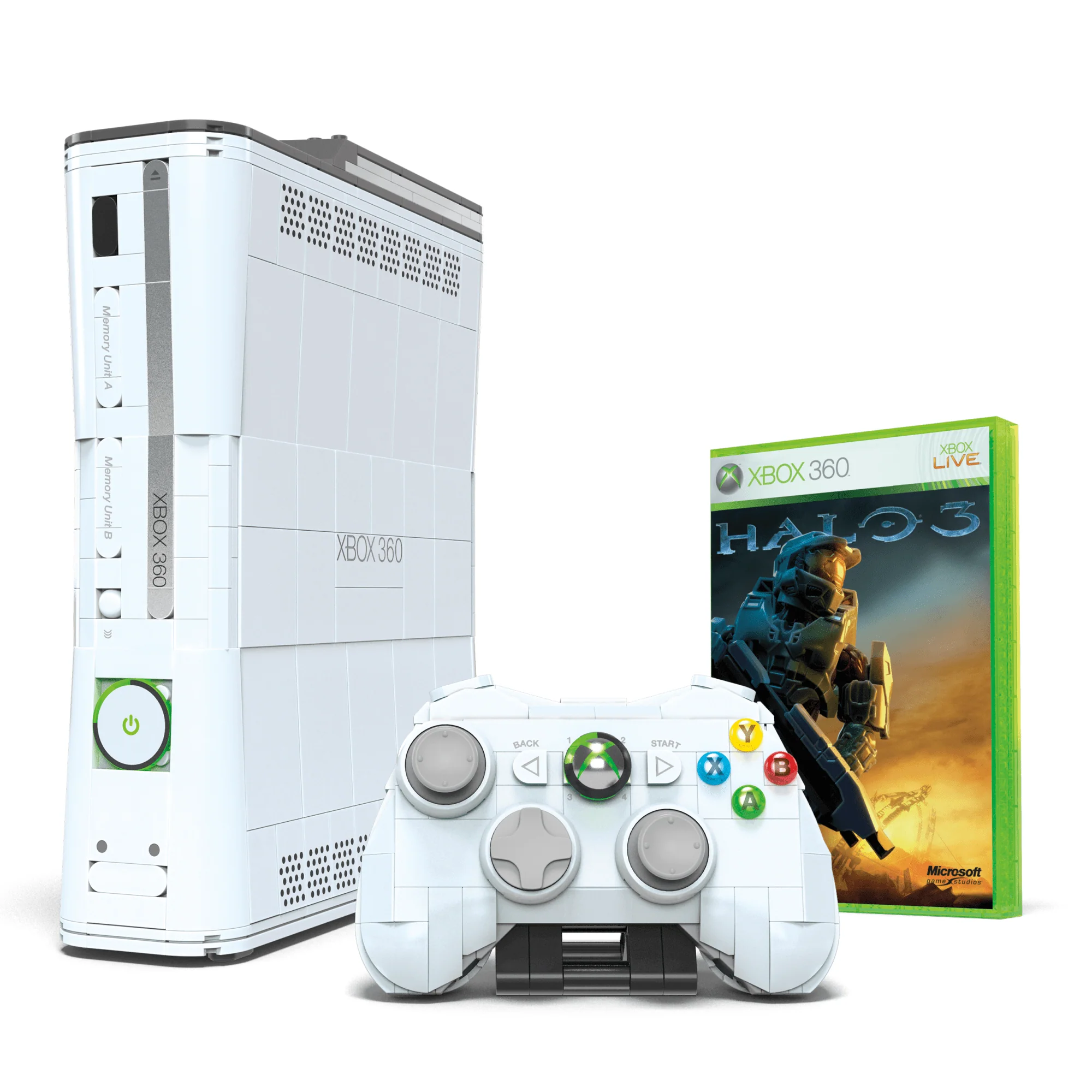 Mattel Creations MEGA Microsoft Xbox 360 Replica Building Toy Kit