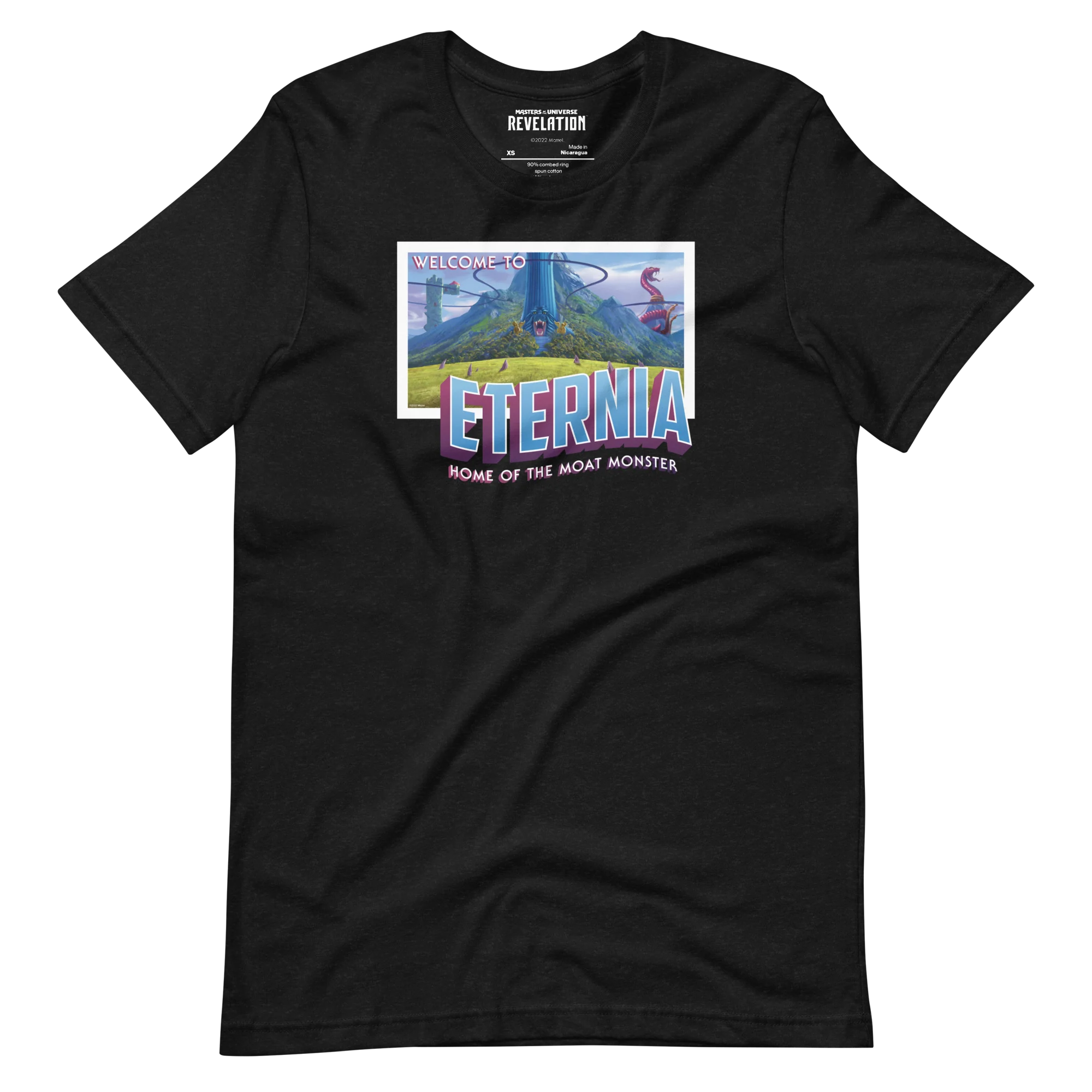 Mattel Creations Masters of the Universe Eternia Postcard T-Shirt
