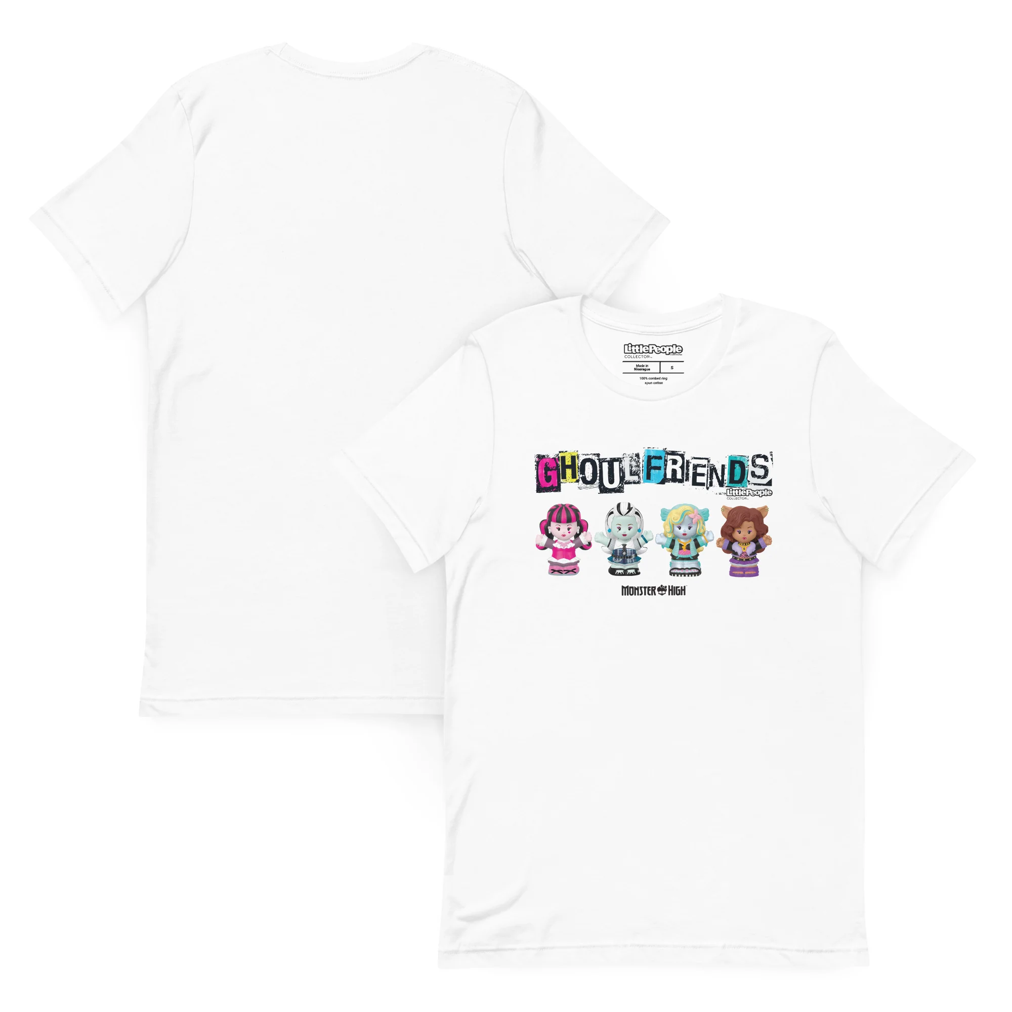 Mattel Creations Little People Collector Monster High White T-Shirt