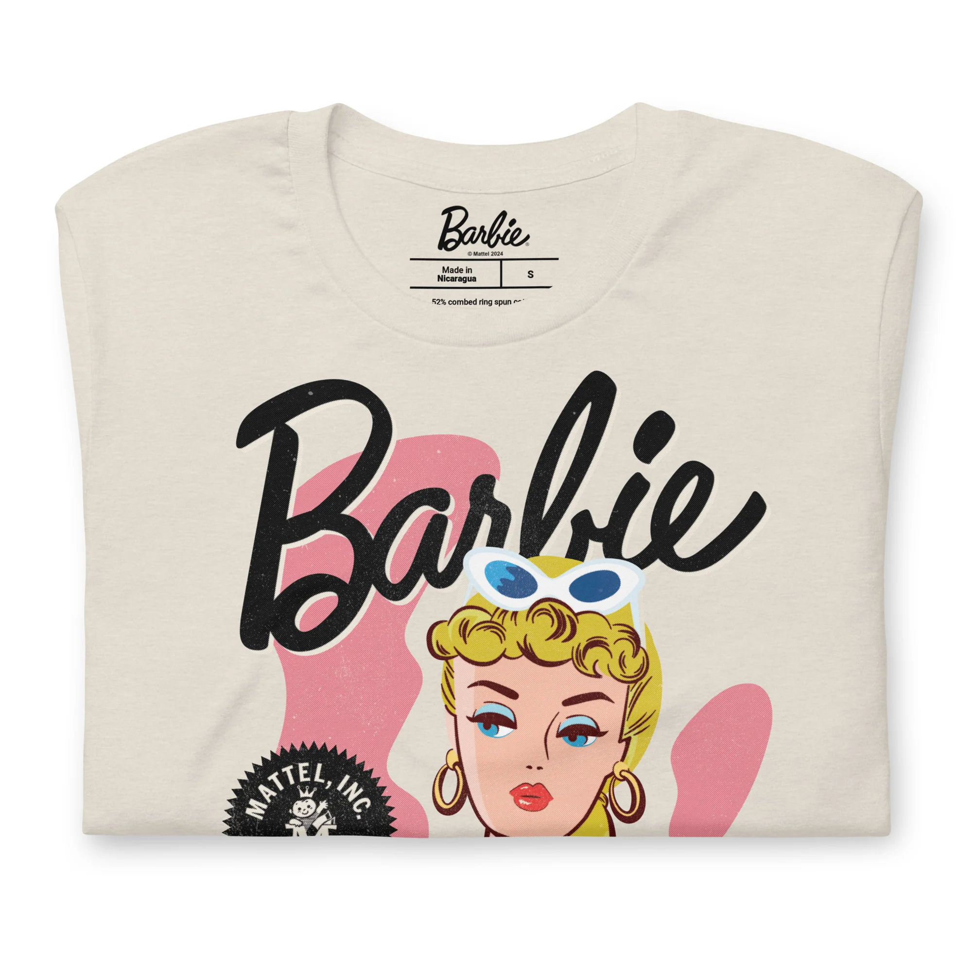 Mattel Creations Vintage Barbie Oatmeal T-Shirt