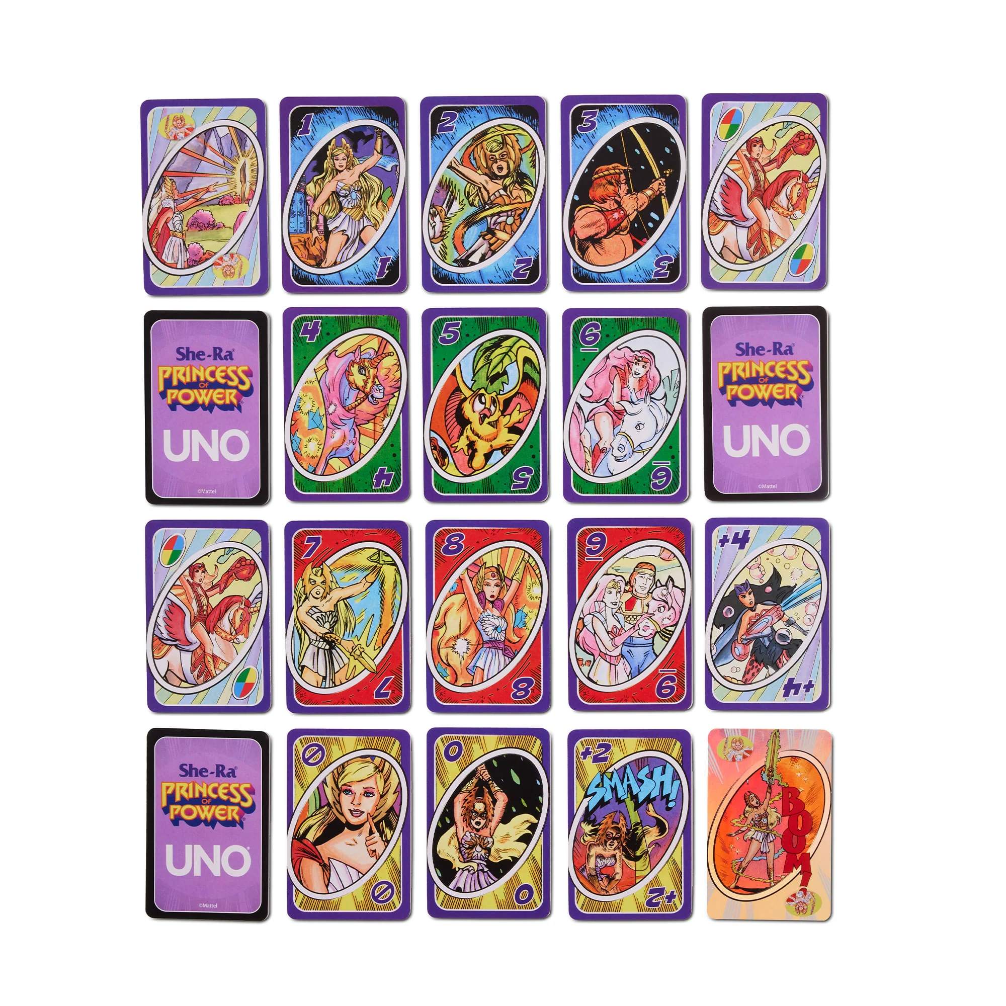 Mattel Creations UNO Fandom She-Ra: Princess of Power Deck