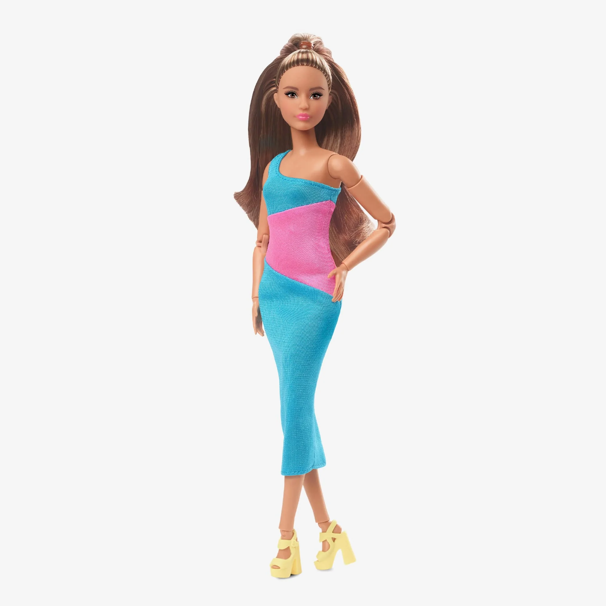 Mattel Creations Barbie Looks Doll (Petite, Long Brunette Hair)