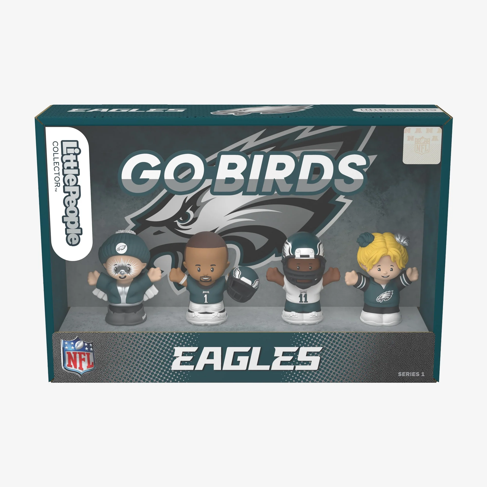Mattel Creations Little People Collector x NFL Philadelphia Eagles Set