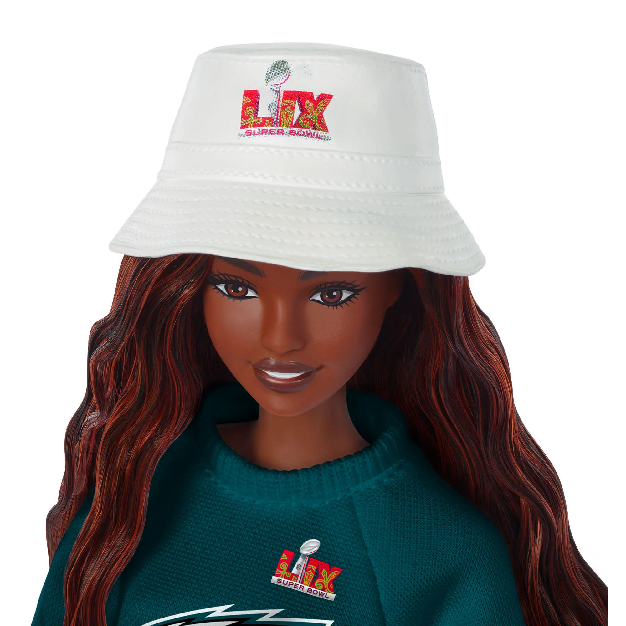 Mattel Creations Barbie x Super Bowl Eagles Doll 1