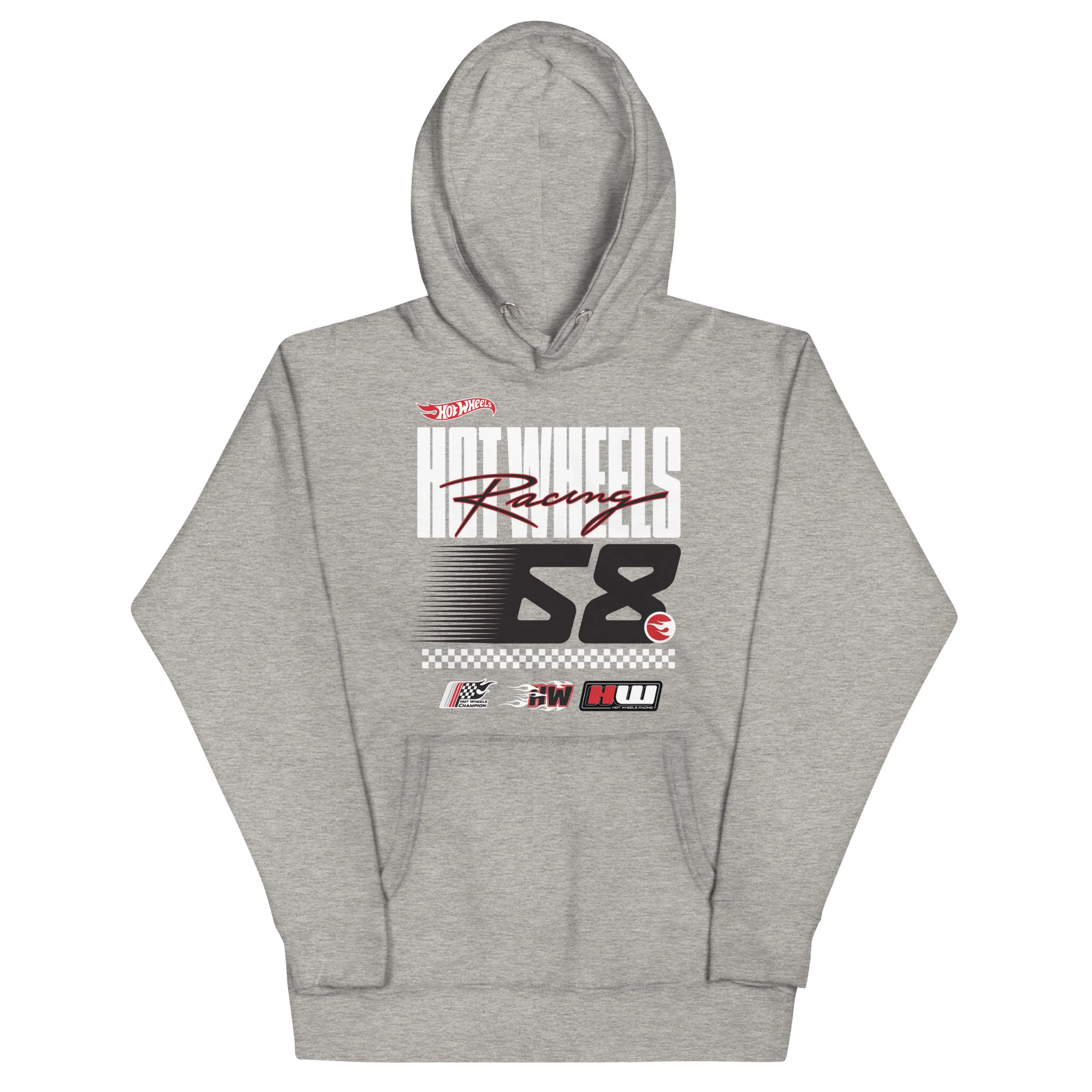Mattel Creations Hot Wheels Racing Grey Hoodie