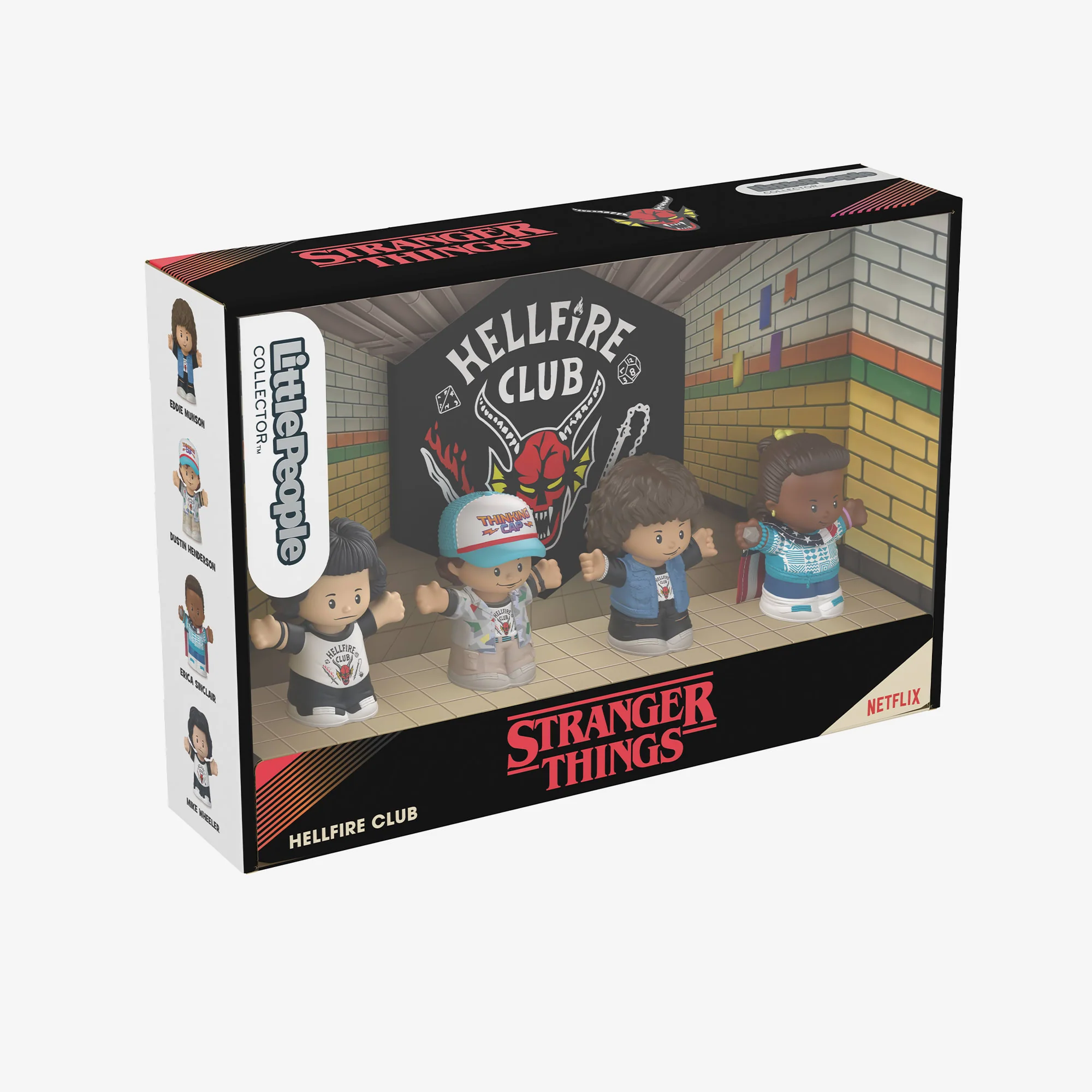 Mattel Creations Little People Collector Stranger Things Hellfire Club Special Edition Set