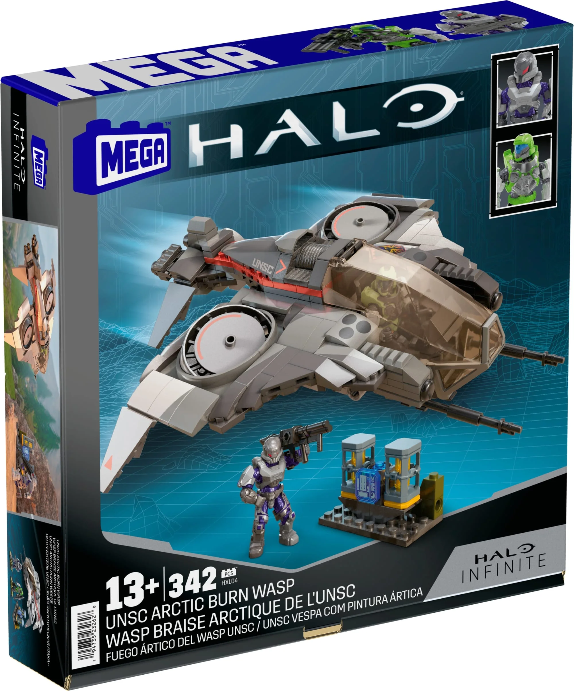 Mattel Creations MEGA Halo UNSC Arctic Burn Wasp Building Toy Kit