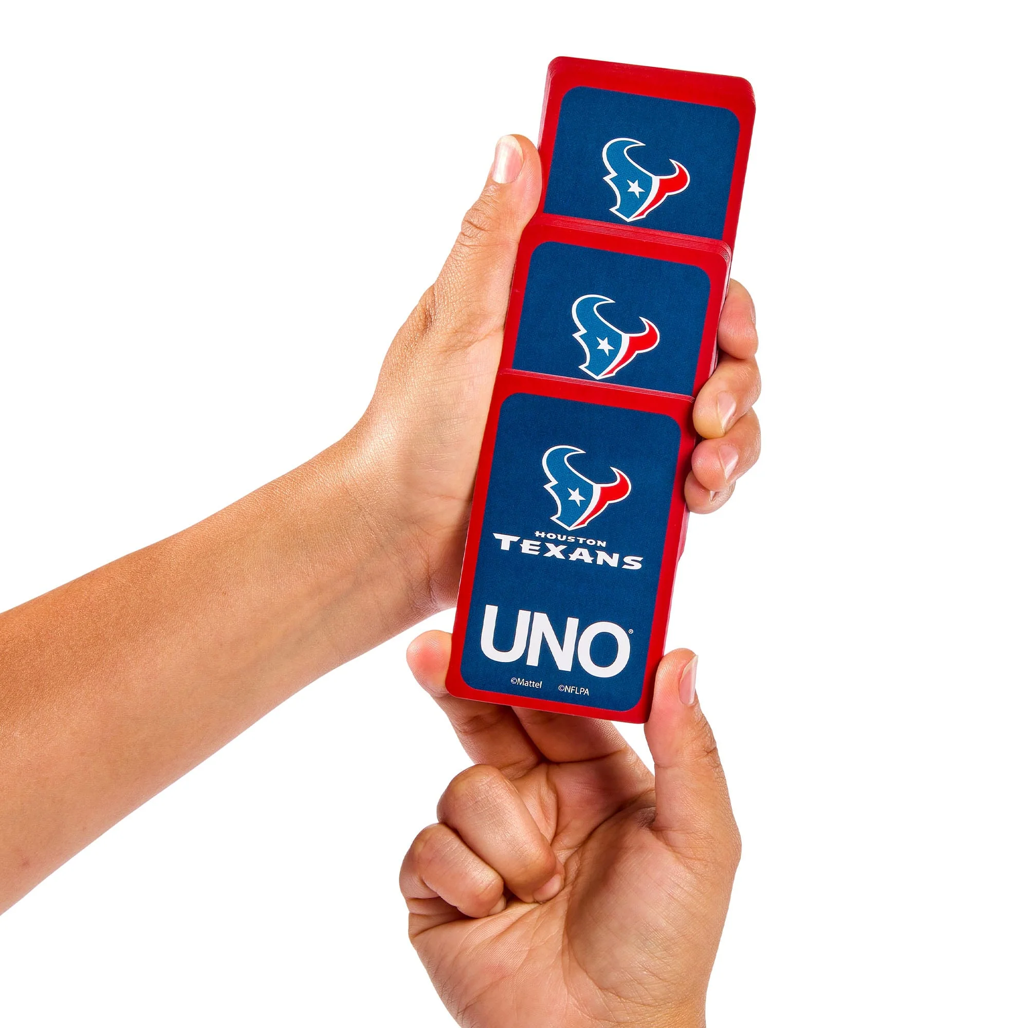 Mattel Creations UNO Fandom NFL Houston Texans Game Deck