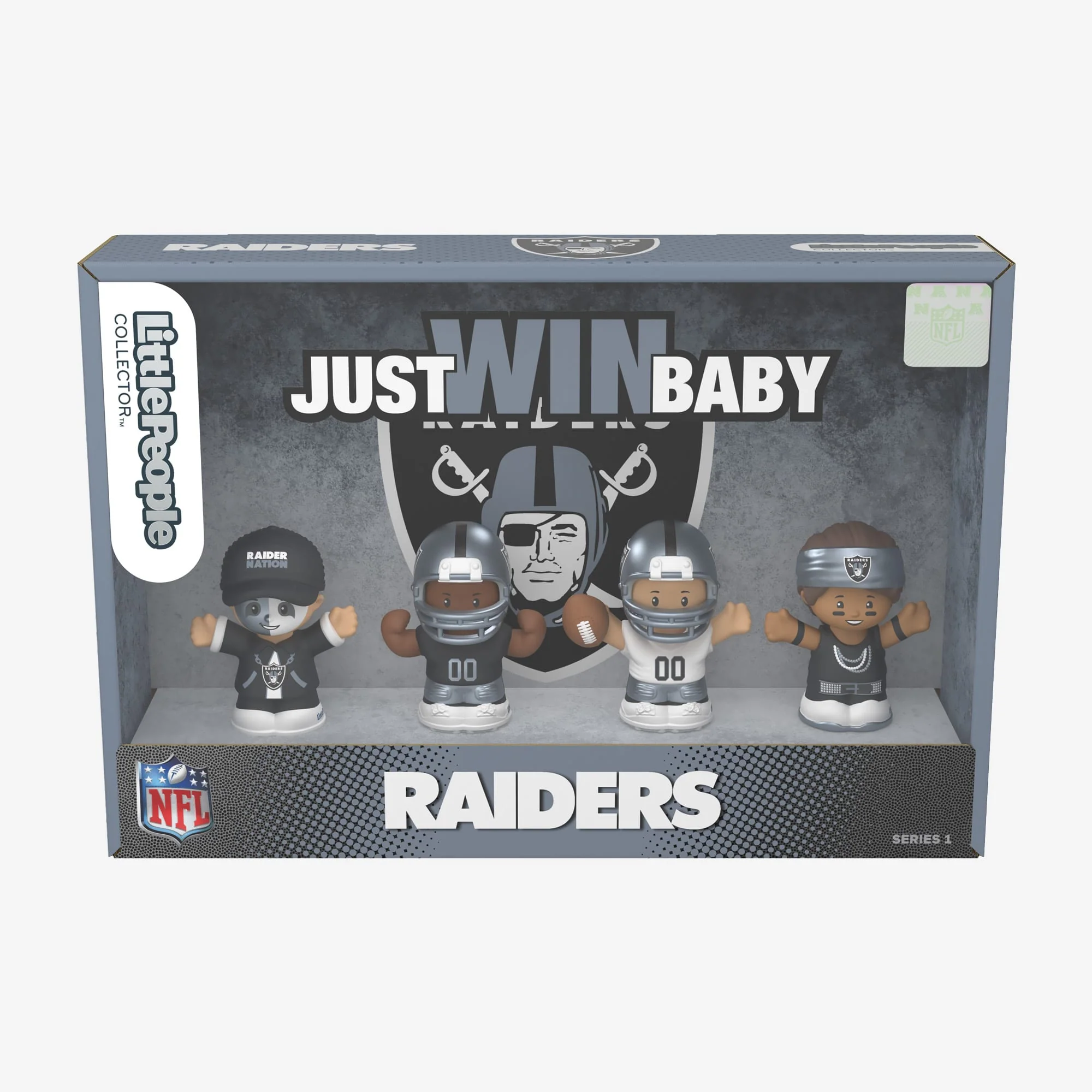 Mattel Creations Little People Collector x NFL Las Vegas Raiders Set