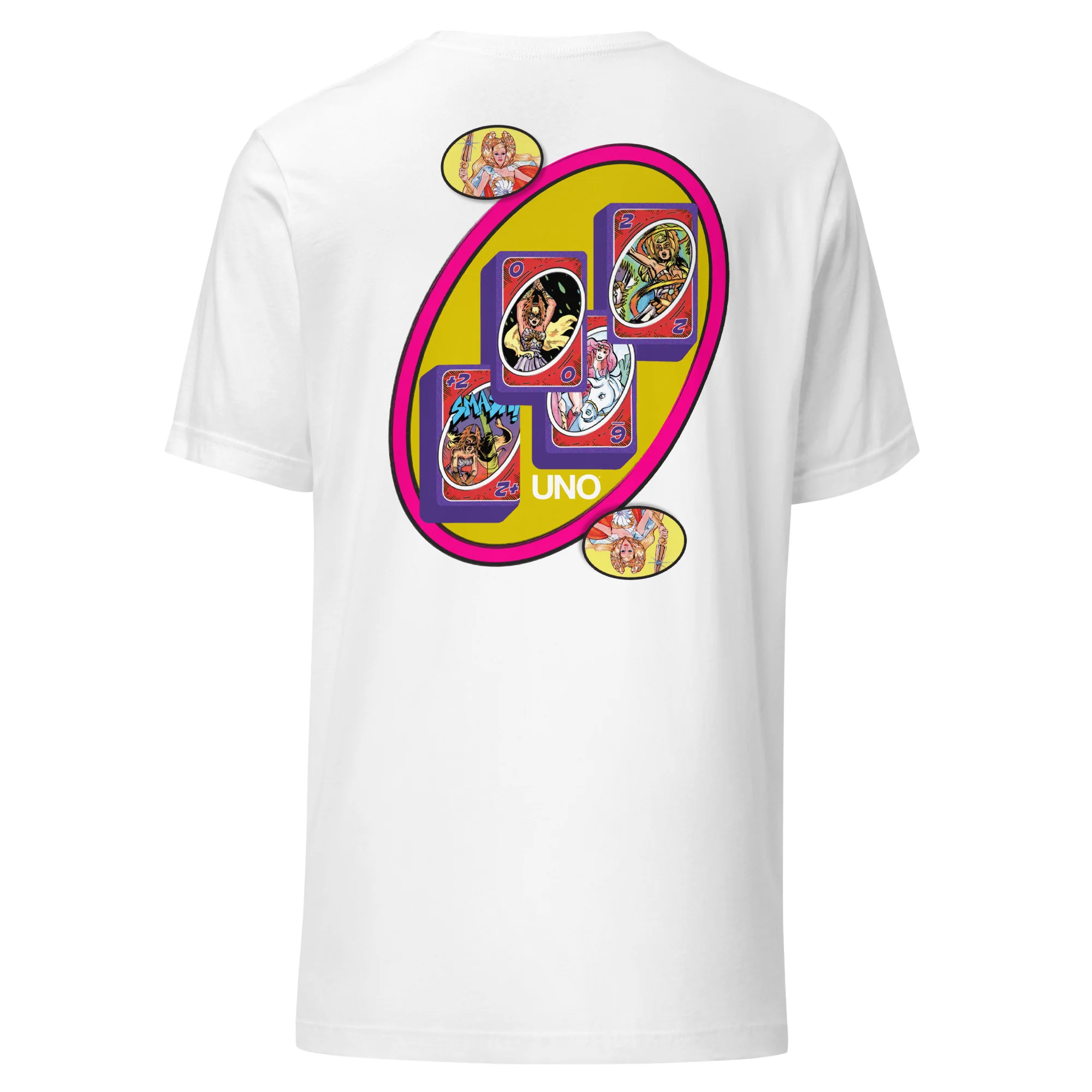 Mattel Creations UNO Masters of the Universe She-Ra Princess Power White T-Shirt
