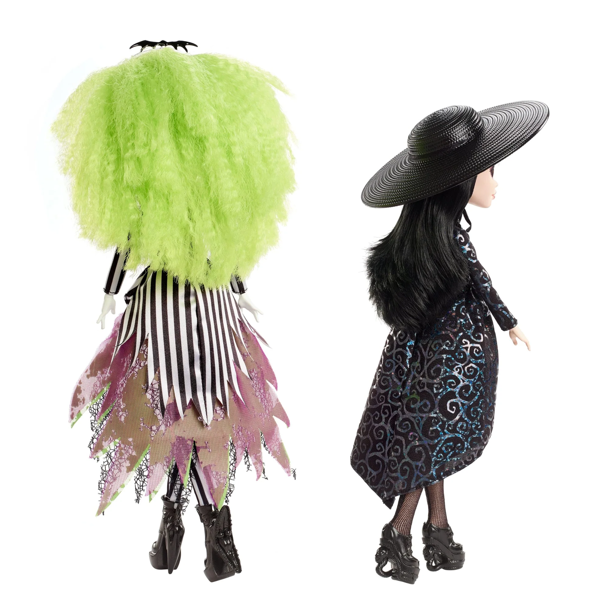 Mattel Creations Beetlejuice & Lydia Deetz Monster High Skullector Doll 2-Pack