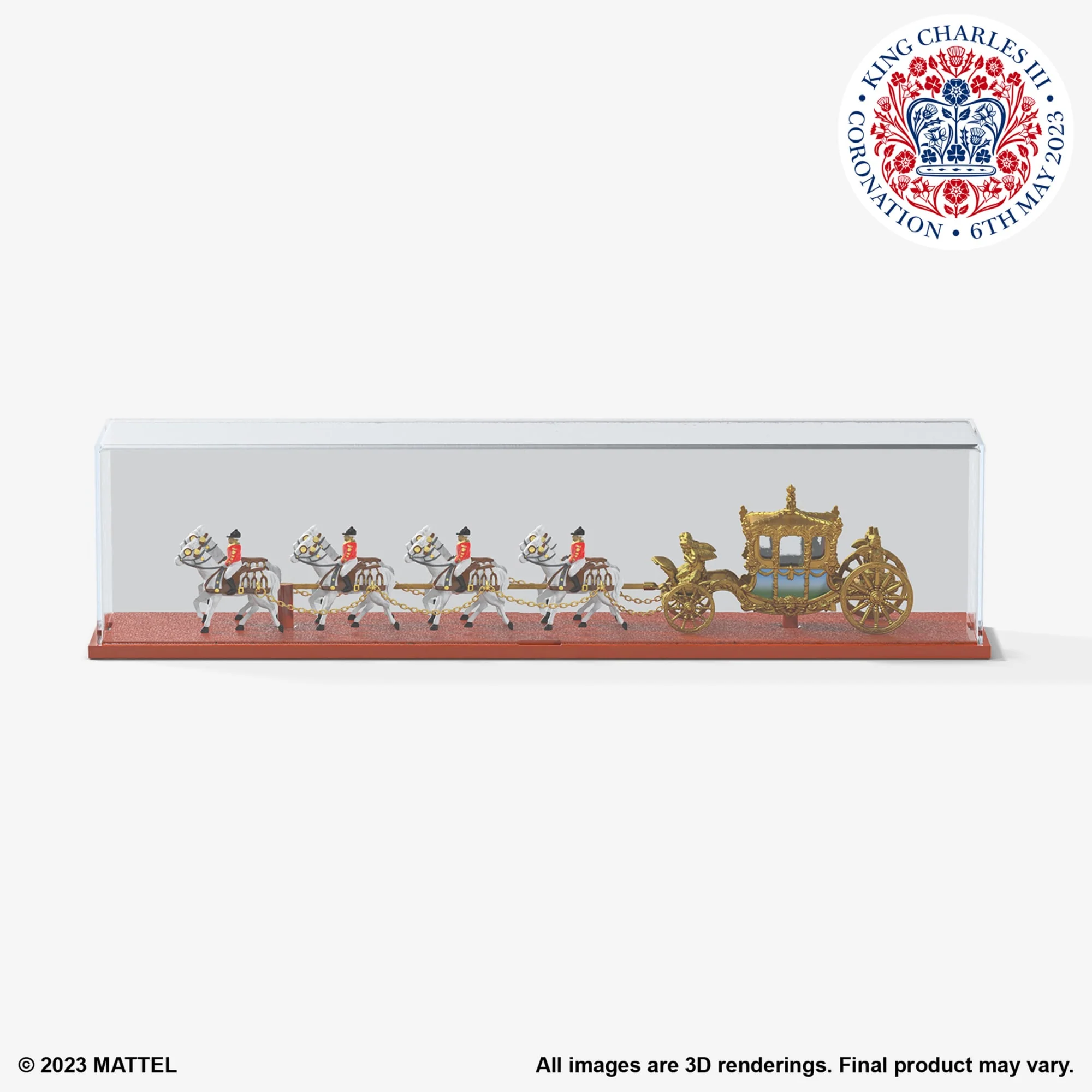 Mattel Creations Matchbox Collectors Coronation Gold State Coach