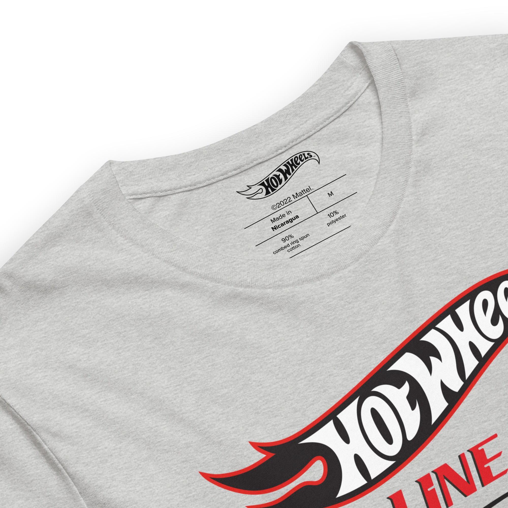 Mattel Creations Hot Wheels® Red Line Club® 20th Anniversary Silhouette Logo – Heather Grey Shirt